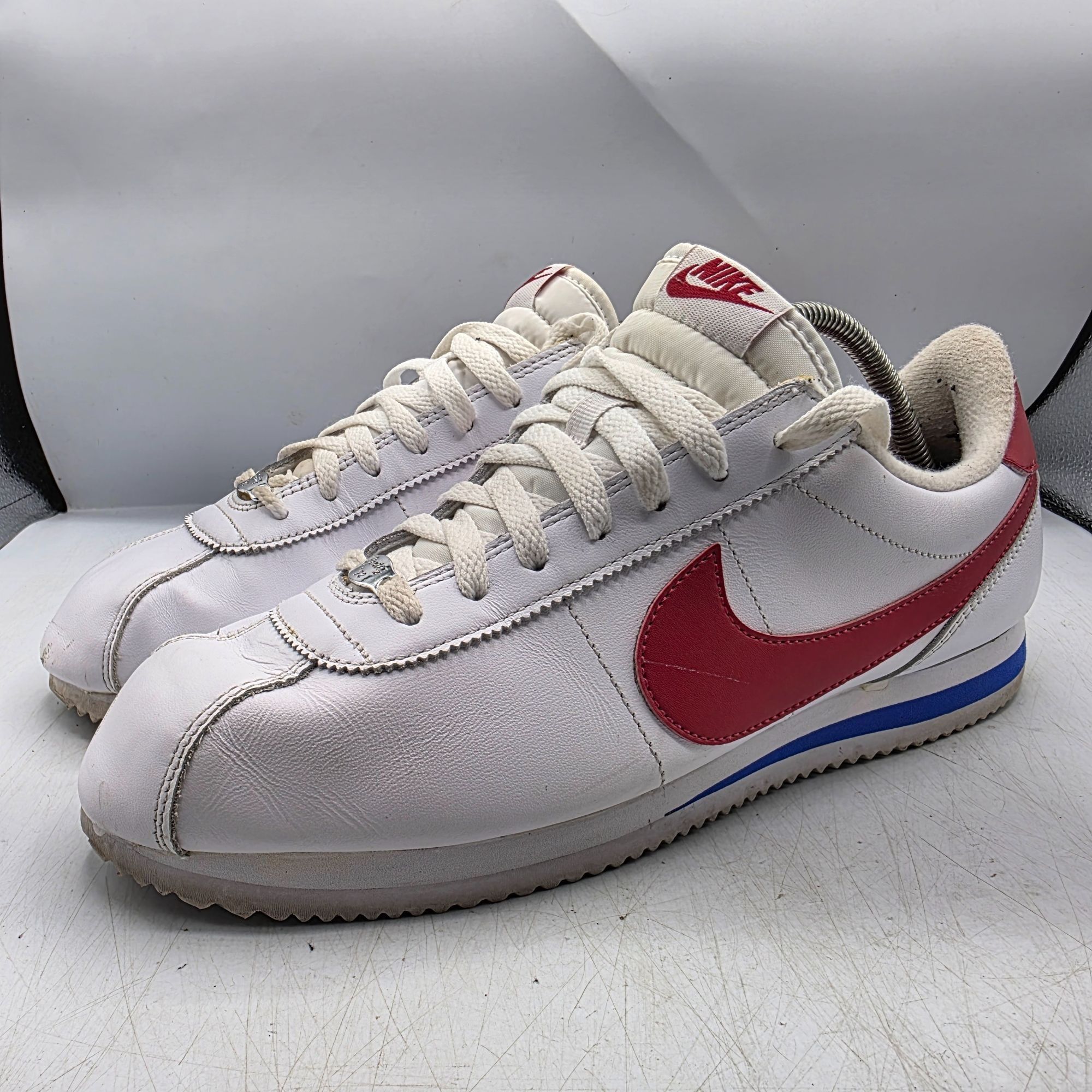 Nike Nike Cortez Mens 12 White Red Blue Forrest Gump Sneaker Shoe Size US 12 / EU 45 - 4 Thumbnail