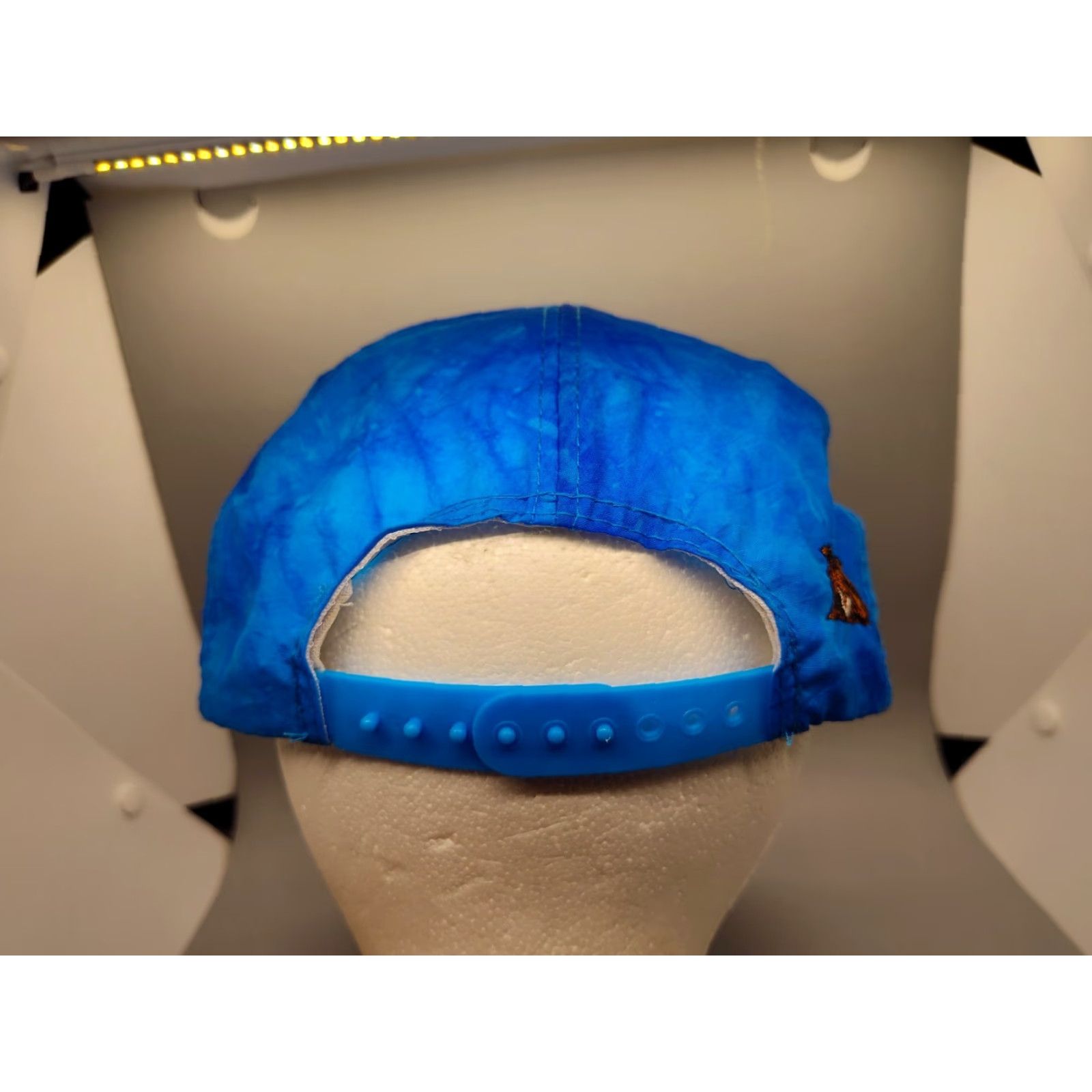 Camel VINTAGE Camel Cigarettes Tie Dye Snapback Hat Adjustable Blue 90s Mens Size ONE SIZE - 6 Thumbnail