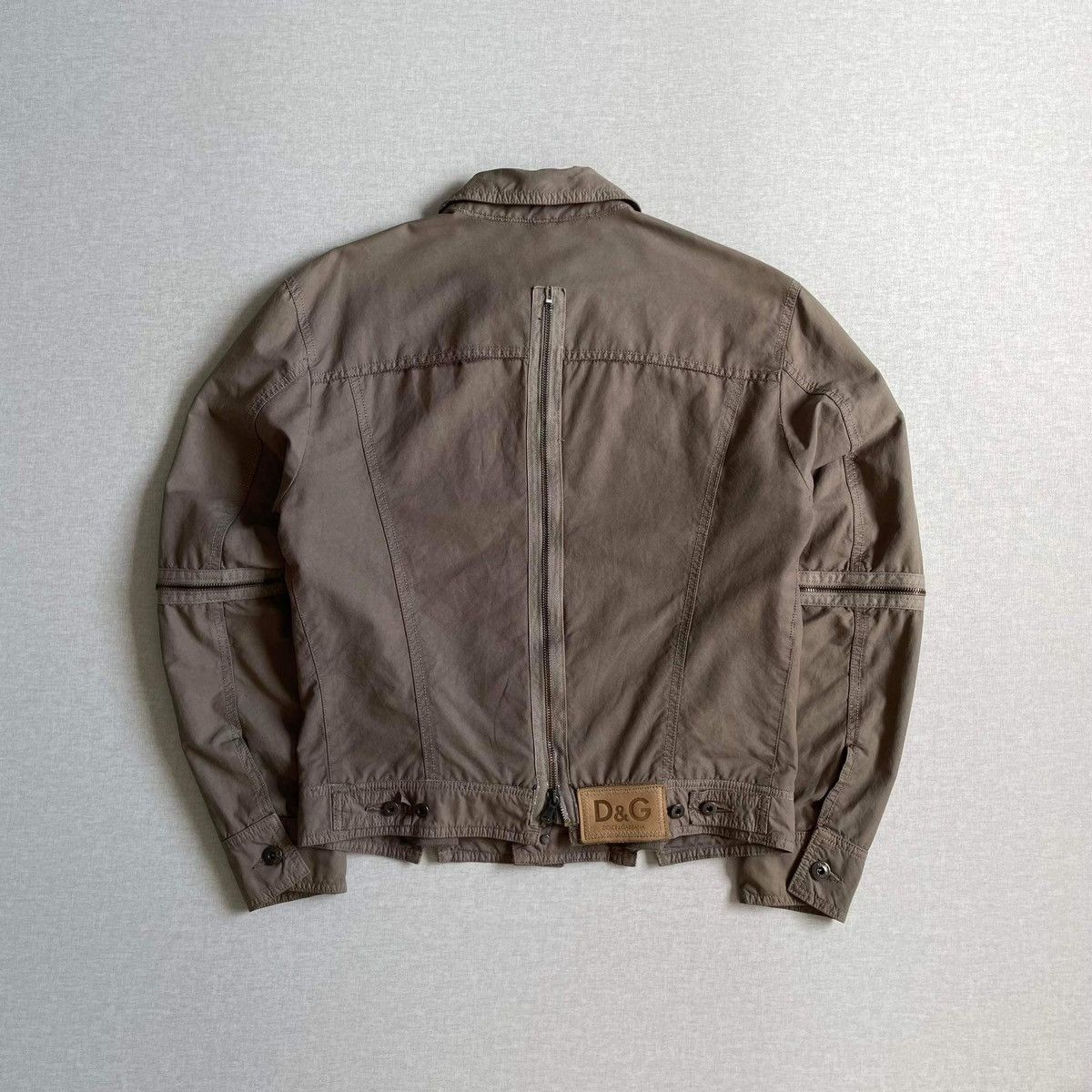 A/W 2003 Dolce Gabbana Multi Zip Trucker Jacket
