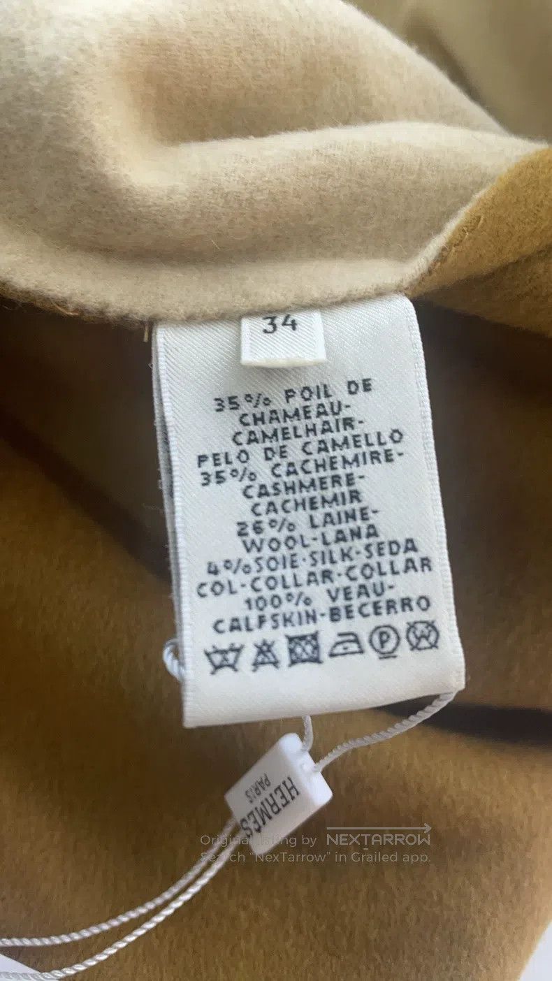 Hermes Hermes Women's Cloak Coat Size XXS / US 00 / IT 34 - 4 Thumbnail