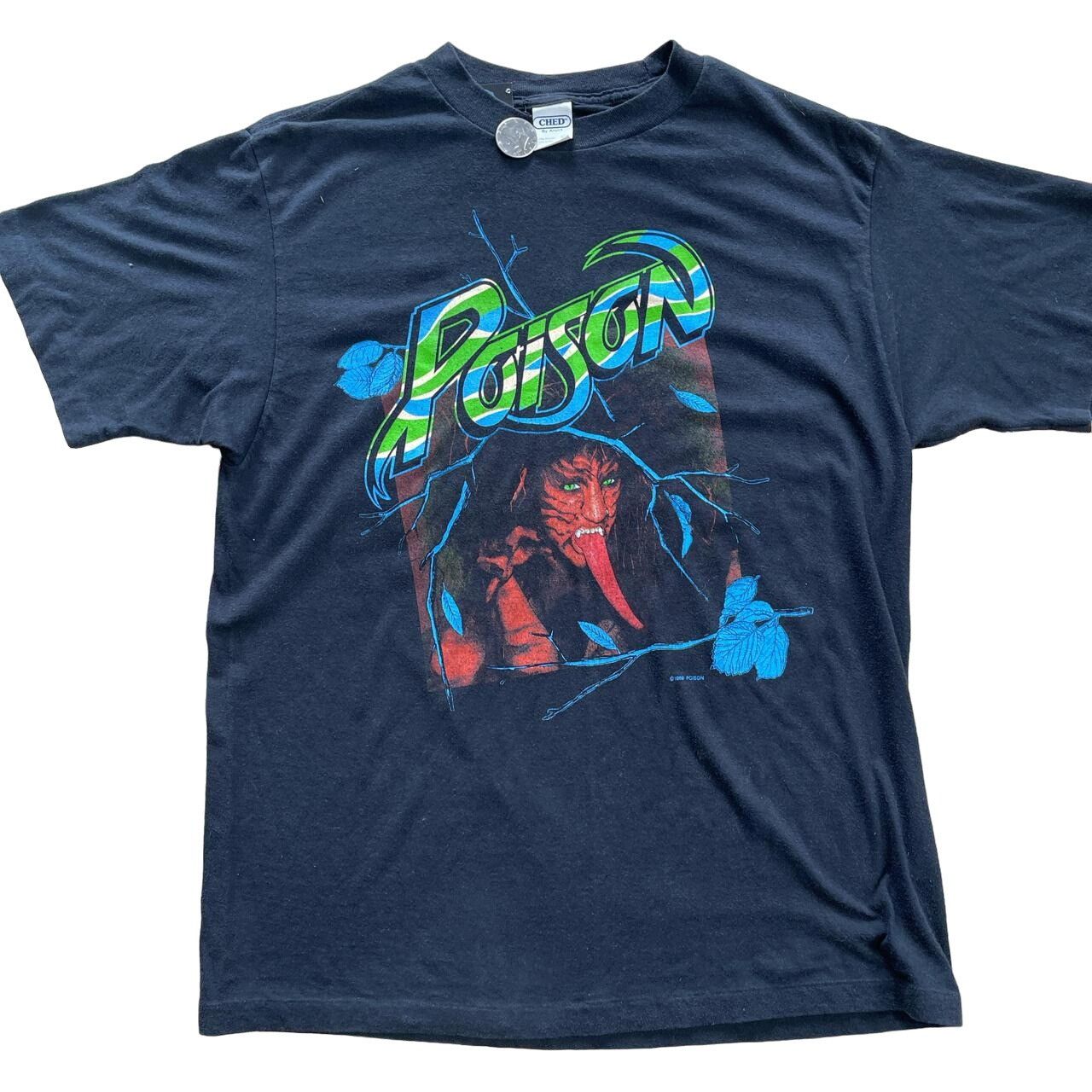 Vintage 80s Poison Open Up and Say Ahh Concert Tour Tee