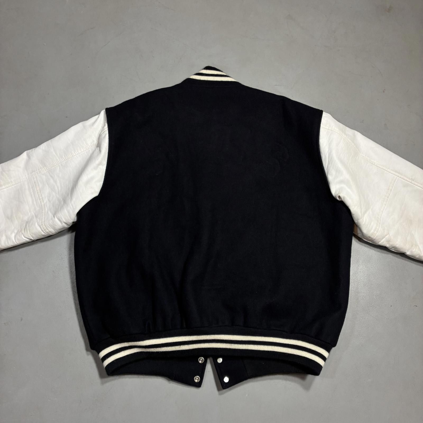 The Game VTG 90s Game Sportswear Varsity Jacket XL Black & White Size US XL / EU 56 / 4 - 8 Thumbnail