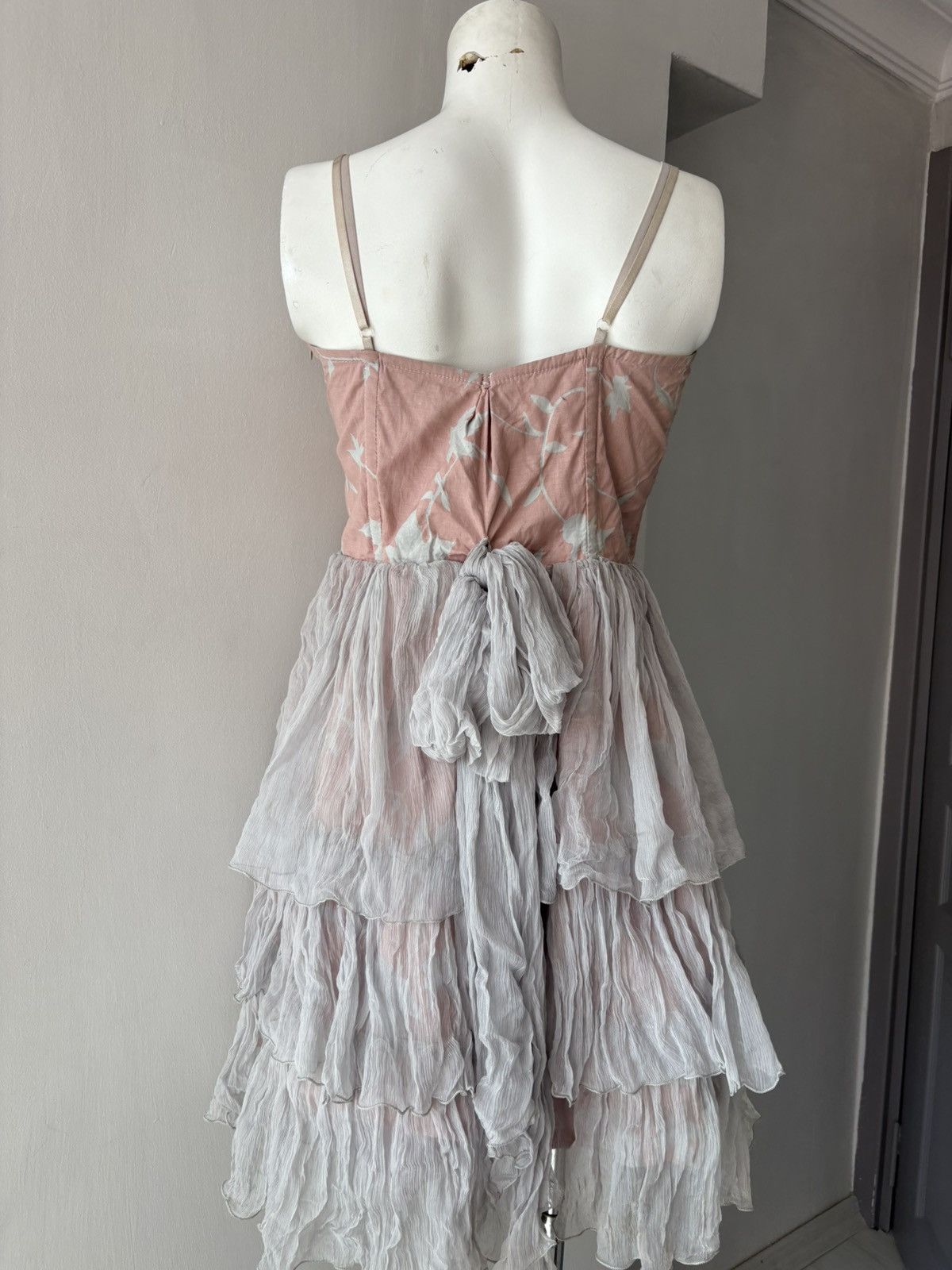 Vintage Jeff Gallano silk dress Size L / US 10 / IT 46 - 16 Thumbnail