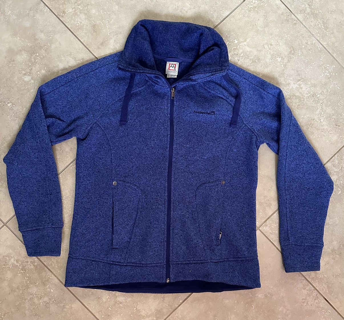 Avalanche Blue Avalanche Womens Full Zip Fleece Jacket Size L Size L / US 10 / IT 46 - 1 Thumbnail