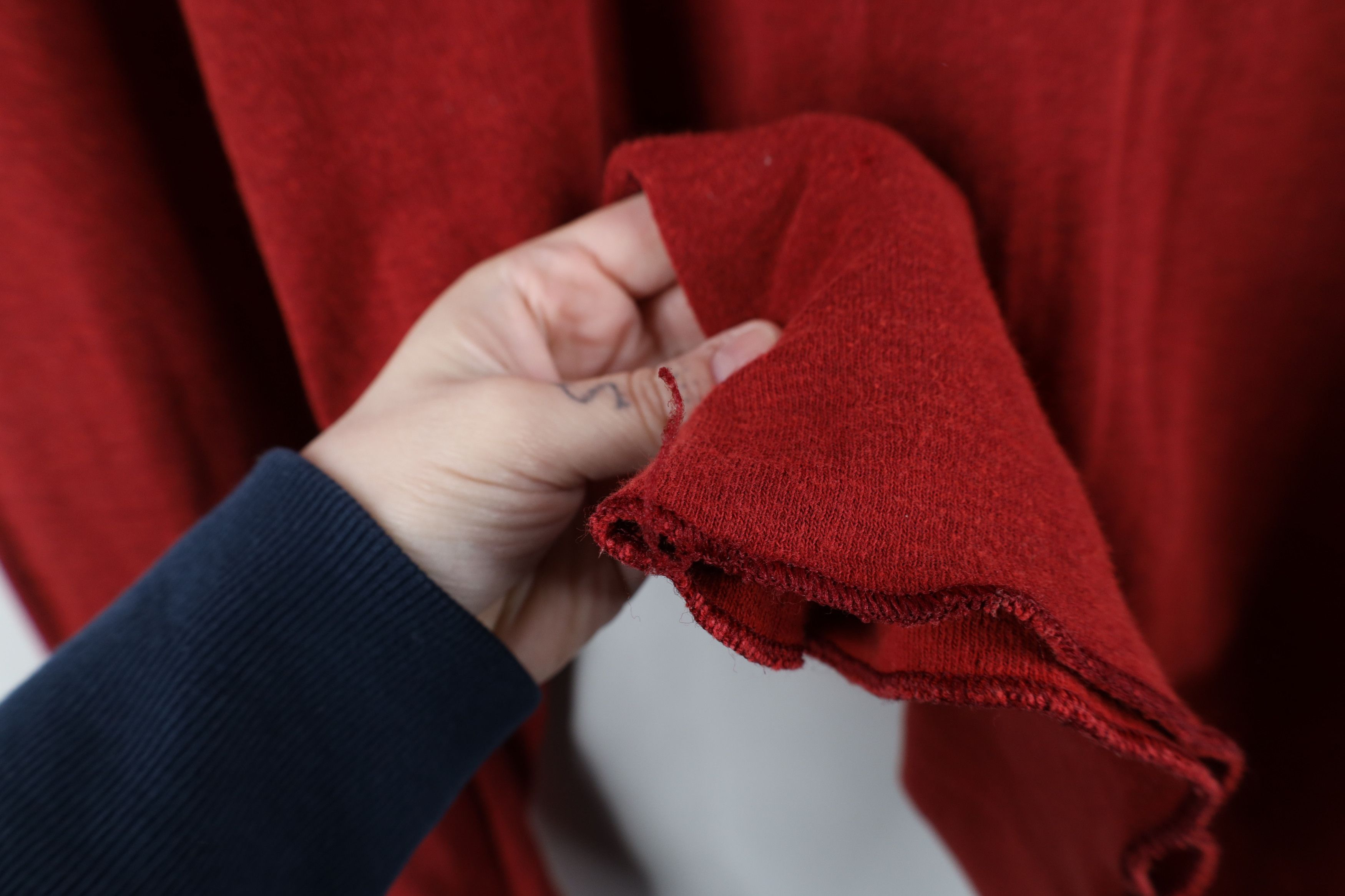 L.L. Bean × Vintage Vintage LL Bean Double Wall Wool Blend Thermal T-Shirt Red Size US XL / EU 56 / 4 - 5 Thumbnail