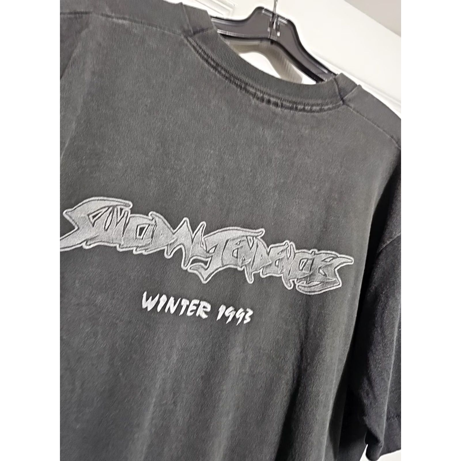 Fruit Of The Loom VINTAGE SUICIDAL TENDENCIES 1993 WINTER CREW SHIRT XL Black Punk Mens XL Shirt Size US XL / EU 56 / 4 - 5 Thumbnail