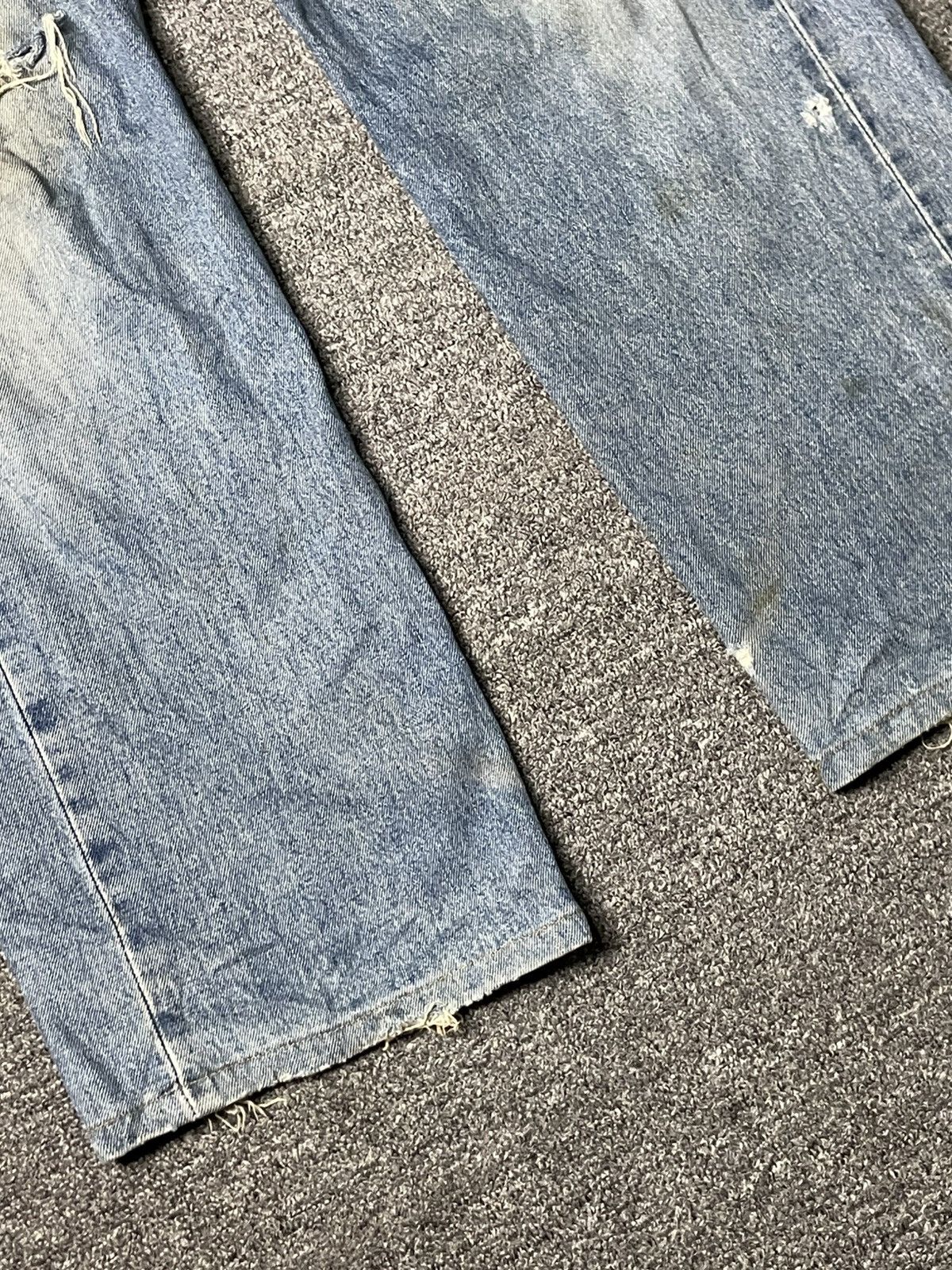 Edwin Vintage EDWIN Selvedge Distressed Jeans (83) Size US 32 / EU 48 - 5 Thumbnail