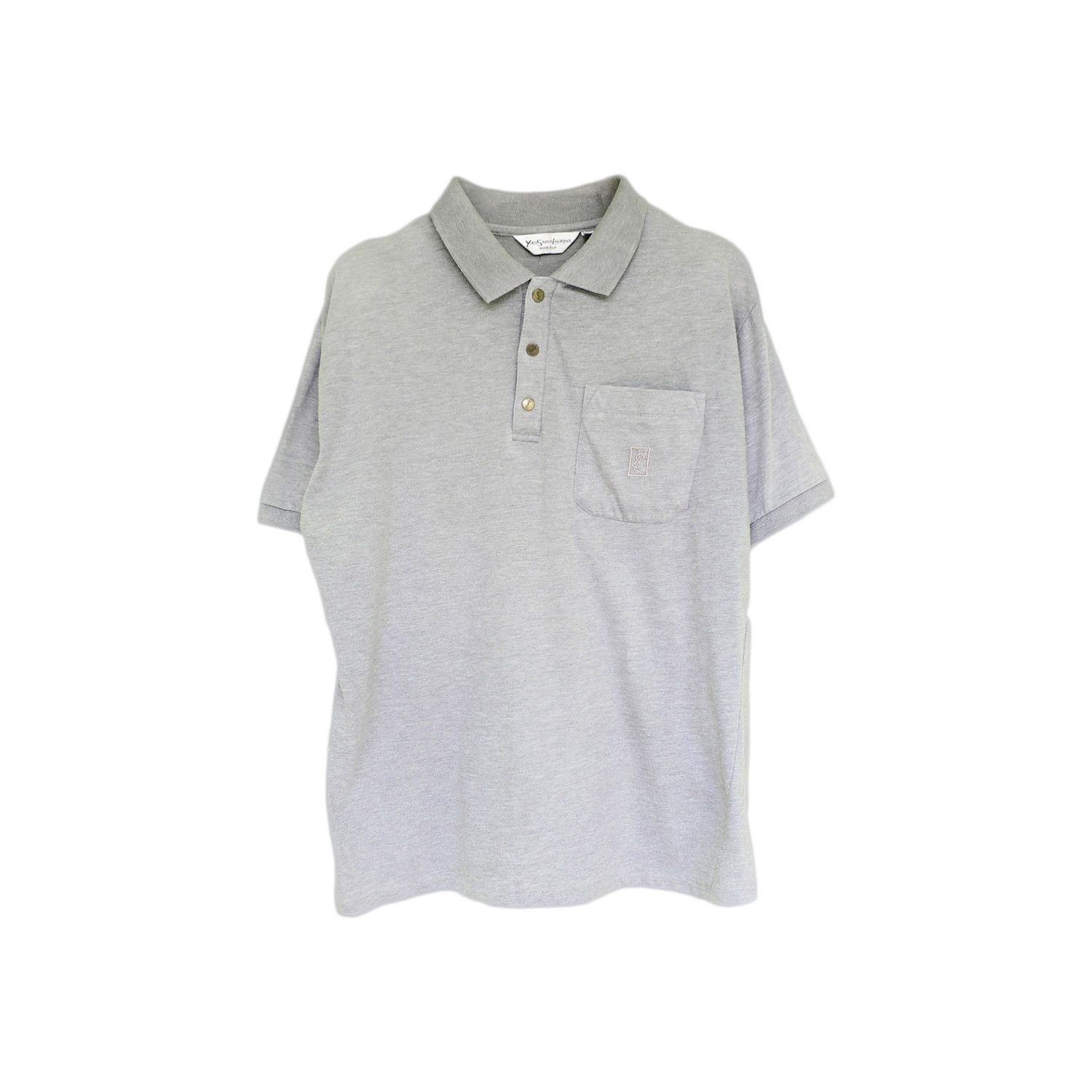 Yves Saint Laurent YVES SAINT LAURENT MONSIEUR SMALL LOGO BOX POLO SHIRT Size US XL / EU 56 / 4 - 1 Thumbnail