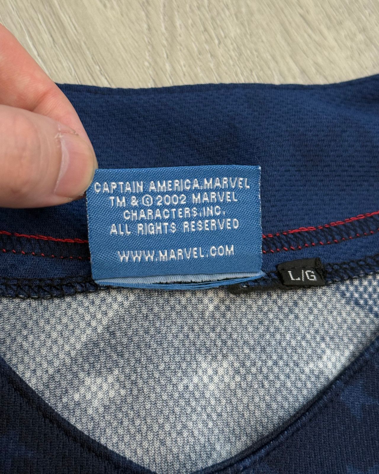 Marvel Comics Vintage 2002 Marvel Comics Captain America Baseball Jersey L Size US L / EU 52-54 / 3 - 12 Thumbnail