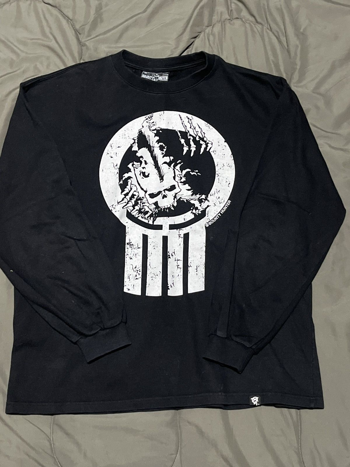 Bounty Hunter Black Distressed Bounty Hunter Crewneck Sweatshirt Size US L / EU 52-54 / 3 - 1 Thumbnail