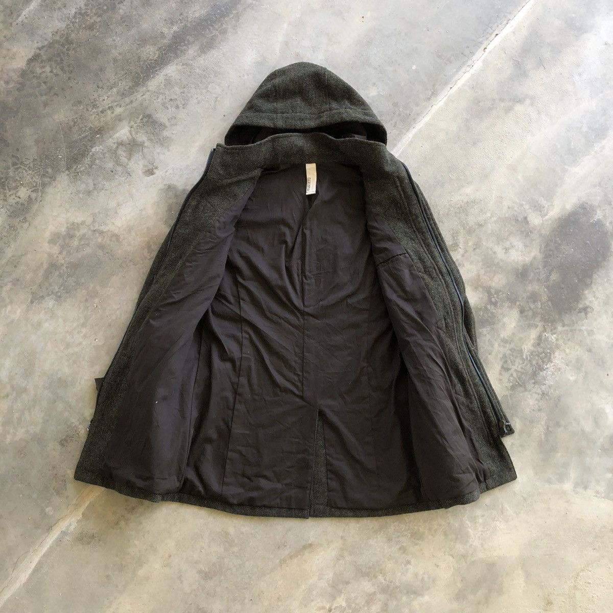 Autumn Cashmere × Japanese Brand CAMIERA Hooded Duffle Wool Coat Size US M / EU 48-50 / 2 - 4 Thumbnail