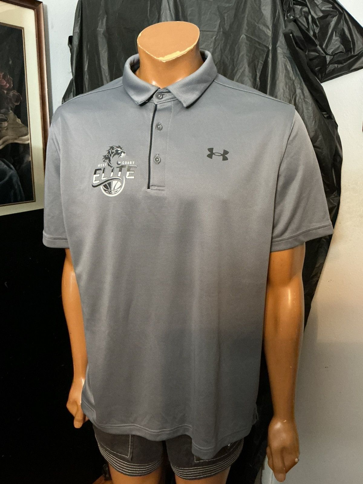 Under Armour Under Armour West Coast Elite UAA Basketball AAU Polo Shirt Size US XL / EU 56 / 4 - 7 Thumbnail