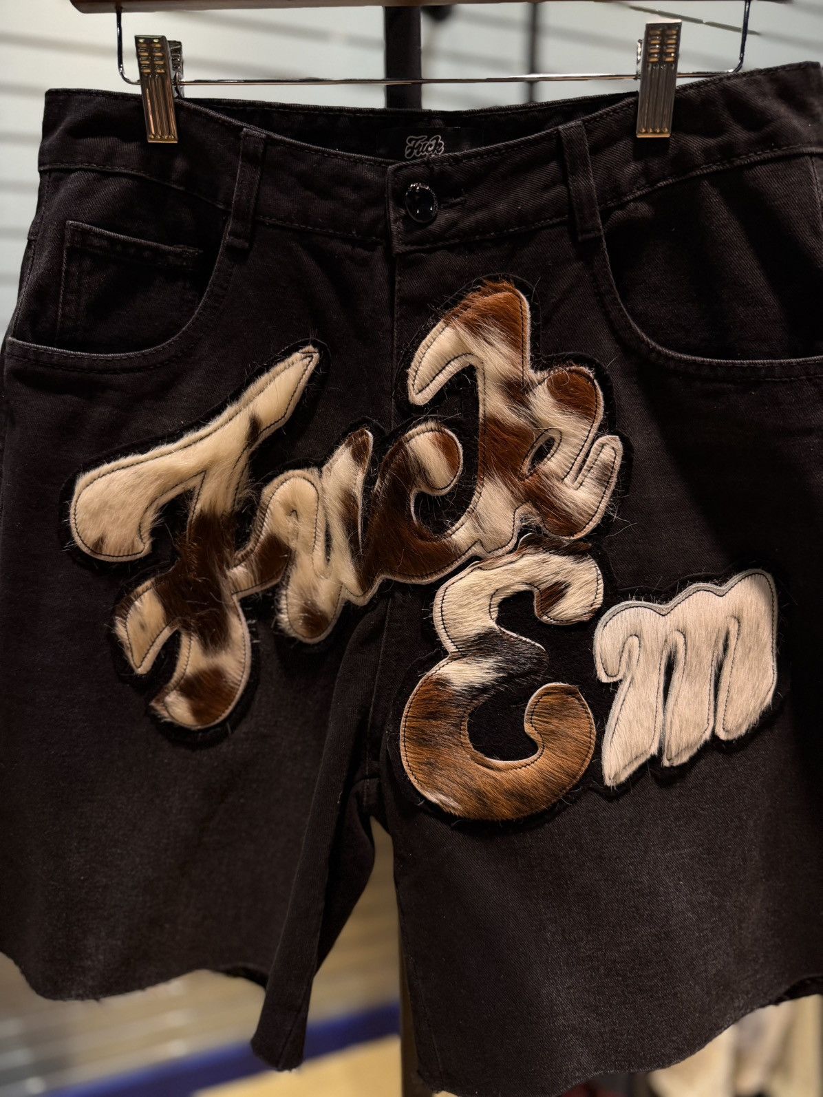 Other Fuck EM Shorts Black Fur Size (30) Size US 30 / EU 46 - 4 Thumbnail