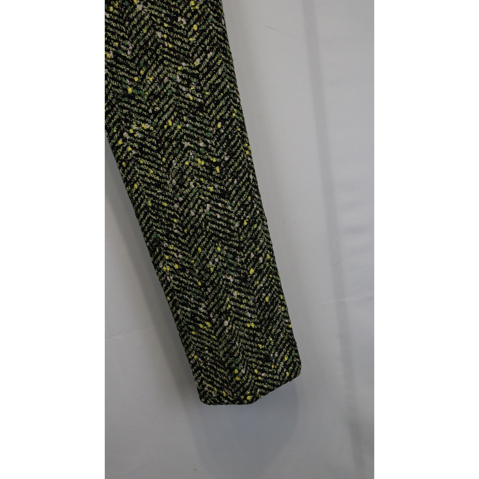 Bottega Veneta o1rshd1 Large Mouline HerringboneTrousers in Green/Yellow Size US 32 / EU 48 - 8 Thumbnail