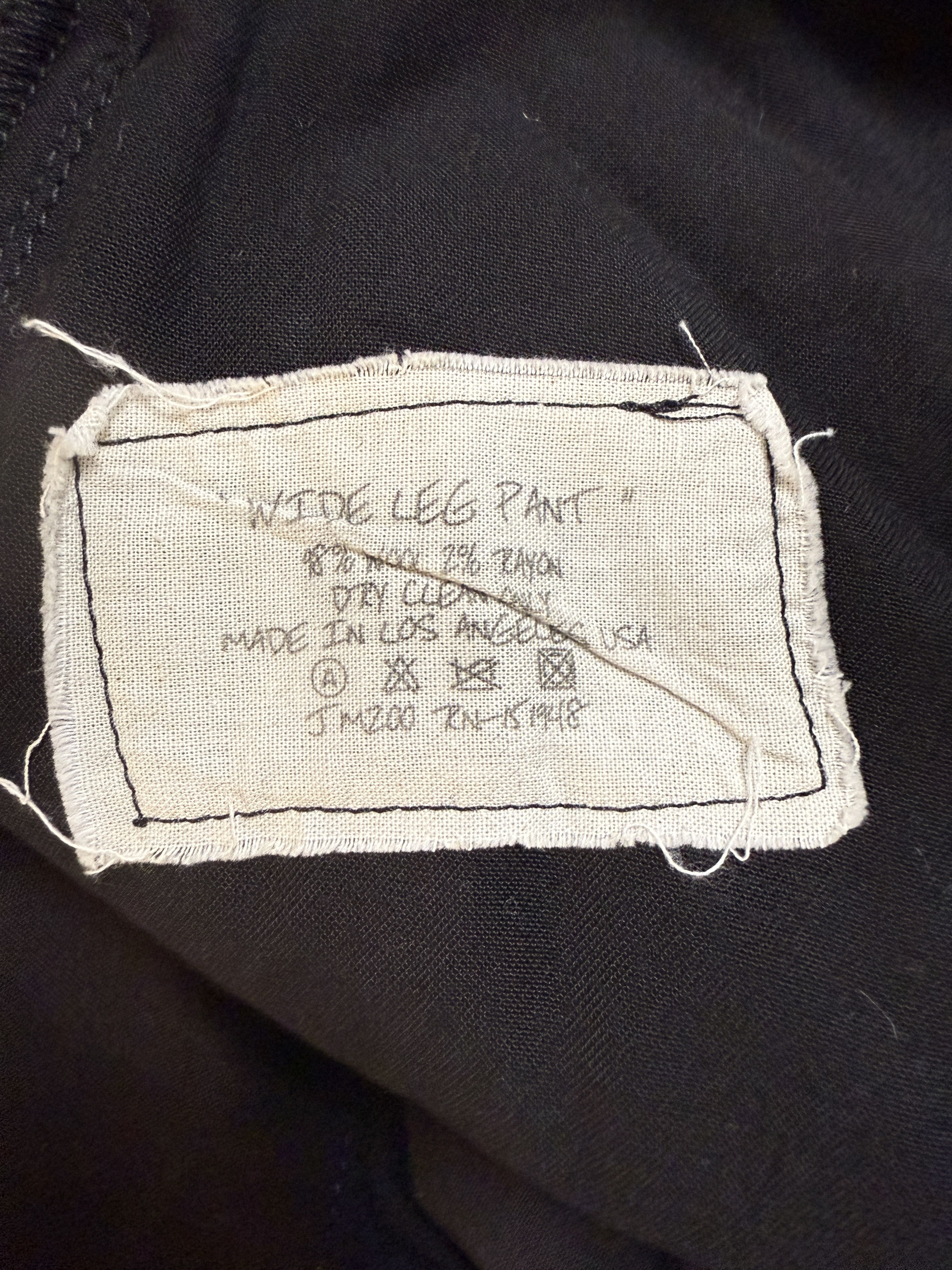 Greg Lauren $1050 Greg Lauren Pinstriped Wide-Leg Pants Size US 32 / EU 48 - 5 Thumbnail
