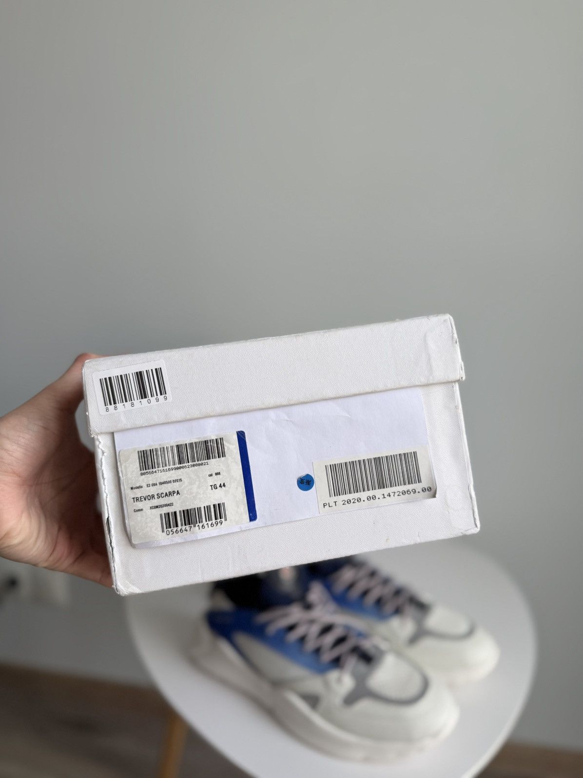 Moncler Moncler Anakin Sneakers Trevor Scarpa White Chunky Sneakers Size US 10 / EU 43 - 25 Thumbnail