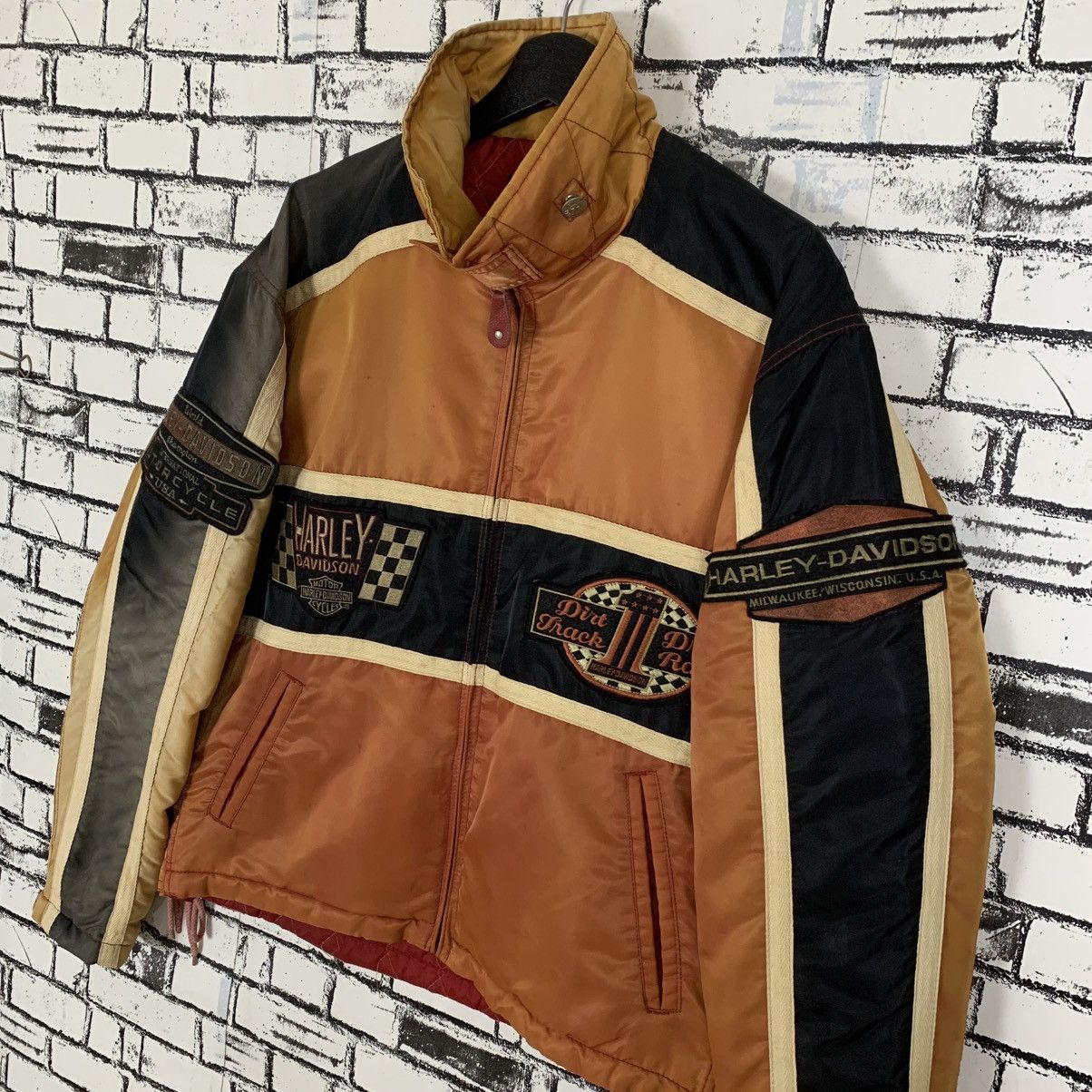 Harley Davidson Vintage Harley Davidson Motorcycle Riding Jacket Size US L / EU 52-54 / 3 - 2 Thumbnail