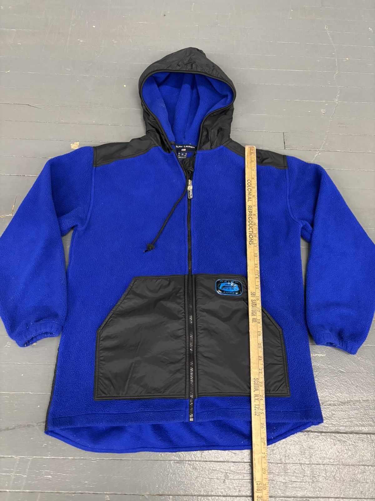Polo Ralph Lauren Vintage polo sport hooded fleece jacket ski outdoors Size US S / EU 44-46 / 1 - 6 Thumbnail