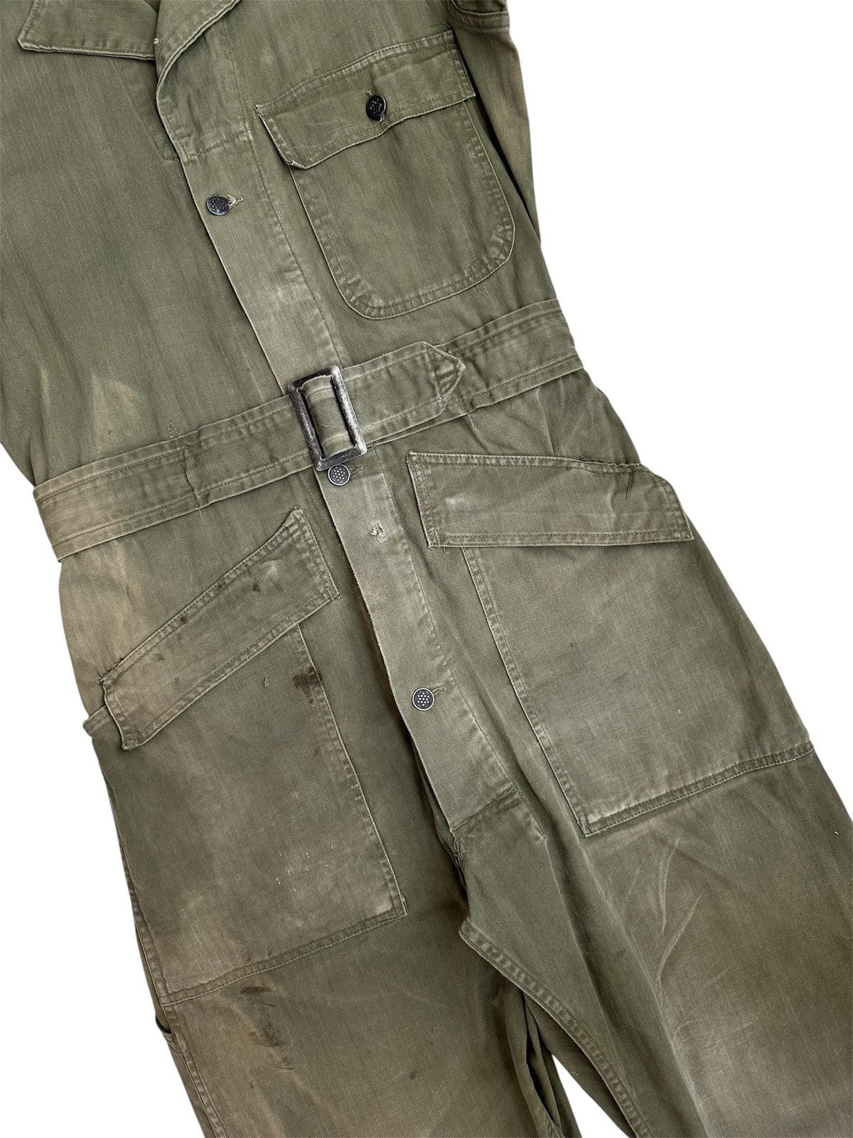 Vintage True Vintage 40s WWII U.S. Army Air Force HBT Coveralls Size US 36 / EU 52 - 3 Thumbnail