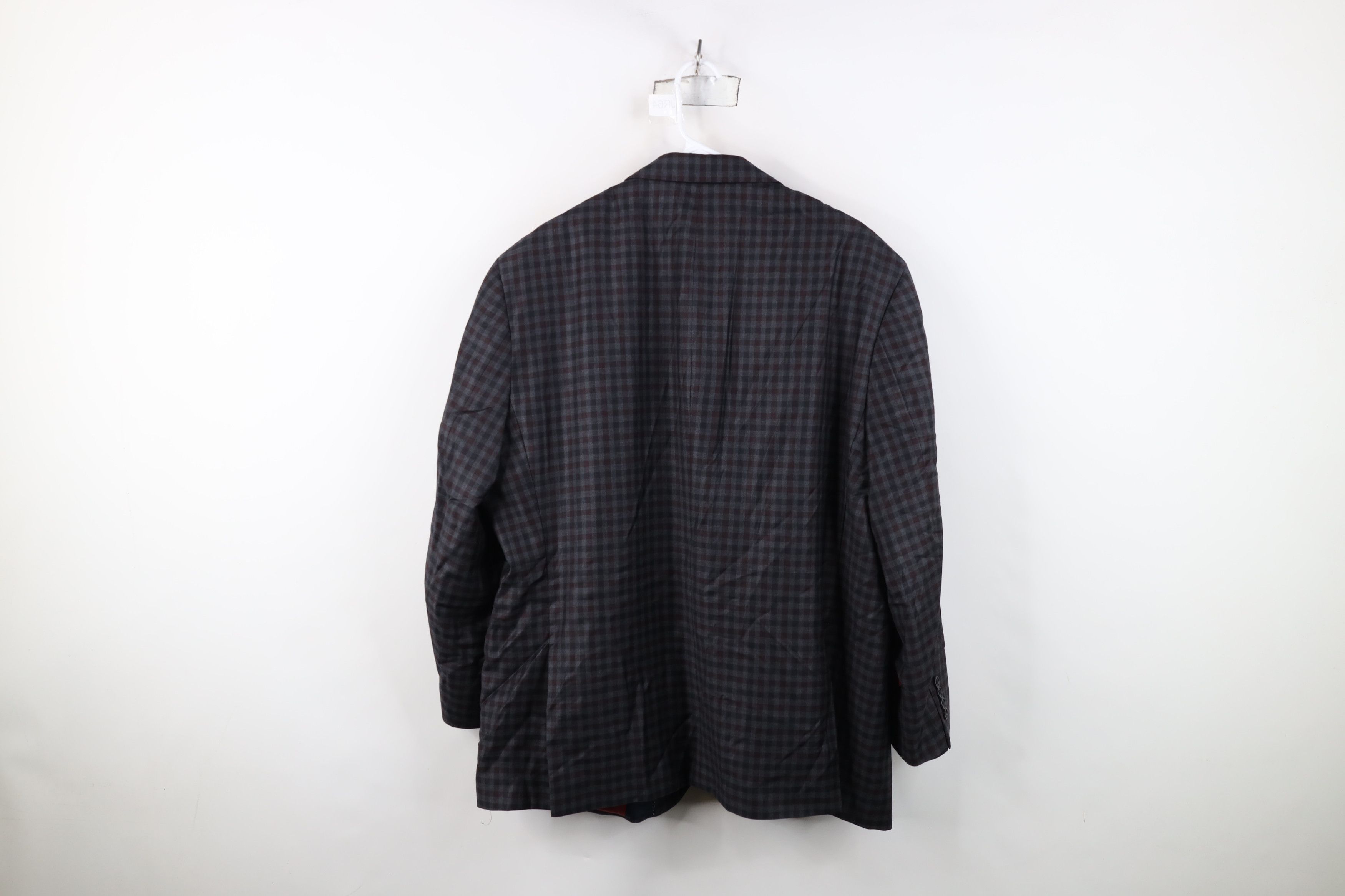 Daniel Hechter Daniel Hechter Paris Sport Coat Suit Jacket Blazer Plaid Size US XXL / EU 58 / 5 - 13 Thumbnail