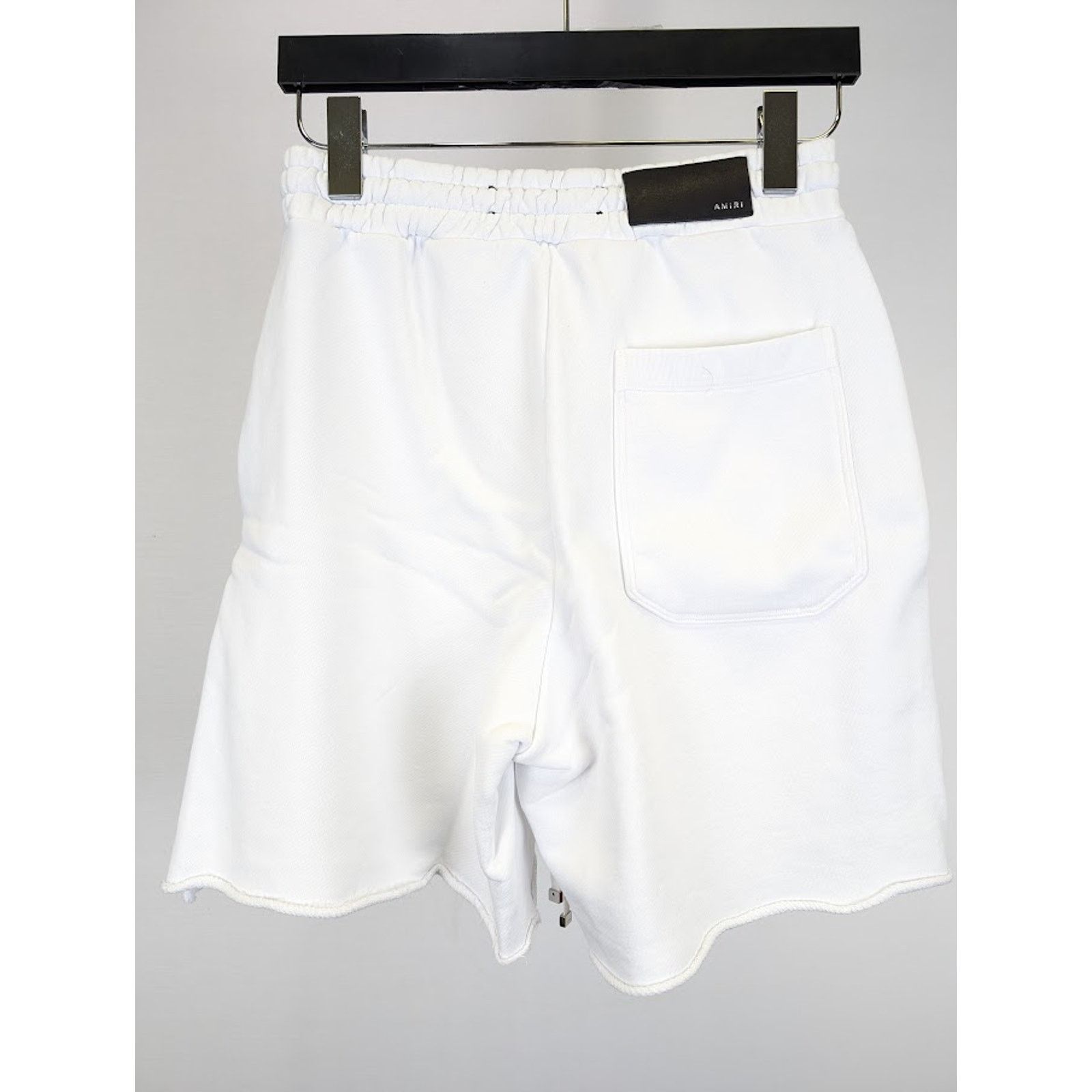 Amiri o1rshd1 MA Logo Sweatshorts in White Size US 30 / EU 46 - 13 Thumbnail