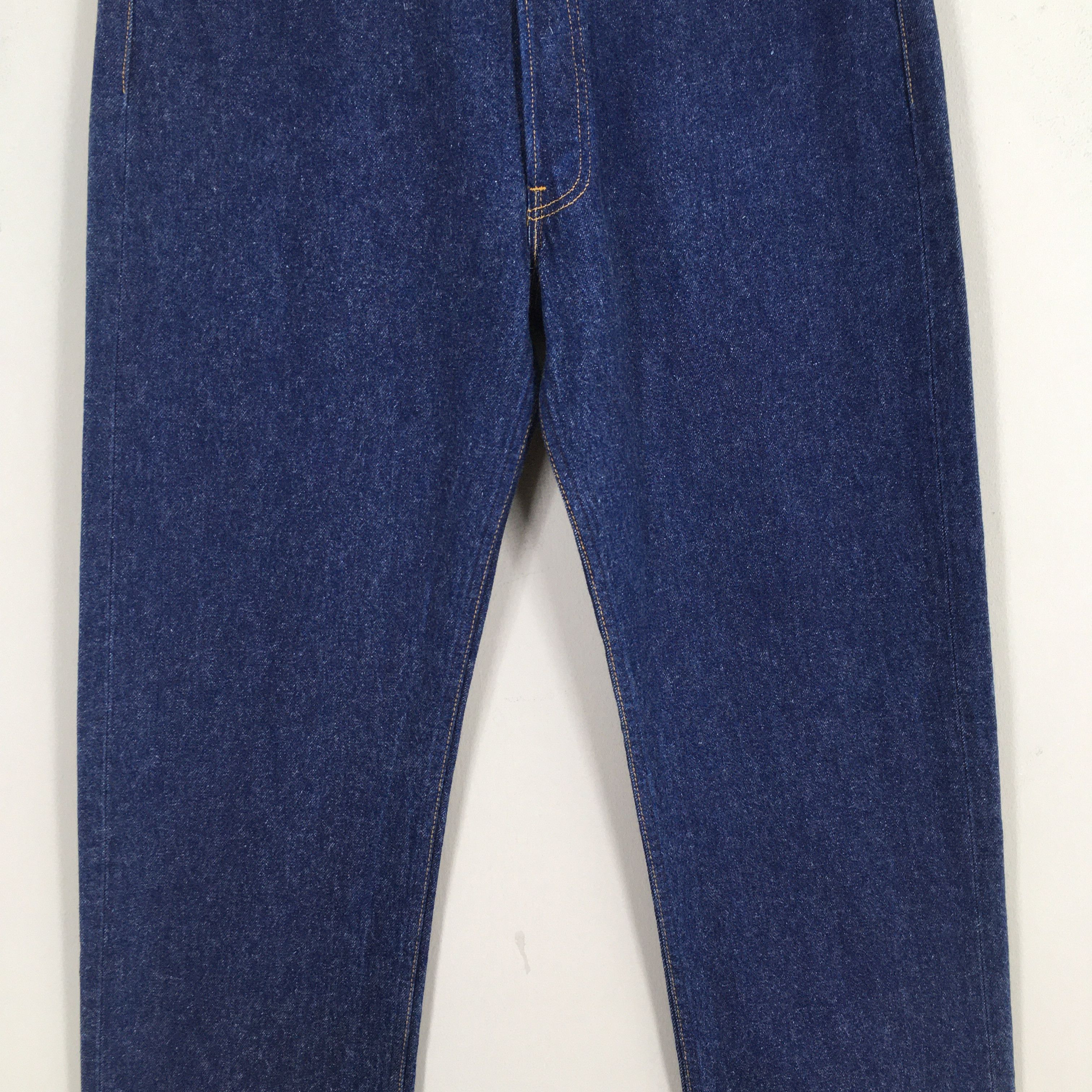 Levi's Size 32x33.5 Vintage 90s Levi's 501 Faded Blue Jeans S2080 Size US 32 / EU 48 - 3 Thumbnail