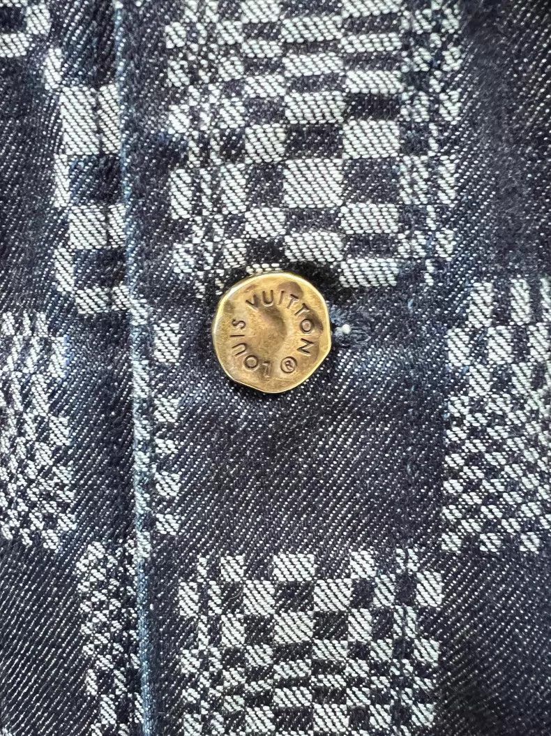 Louis Vuitton Louis Vuitton Checkerboard tag denim jacket Size US M / EU 48-50 / 2 - 6 Thumbnail