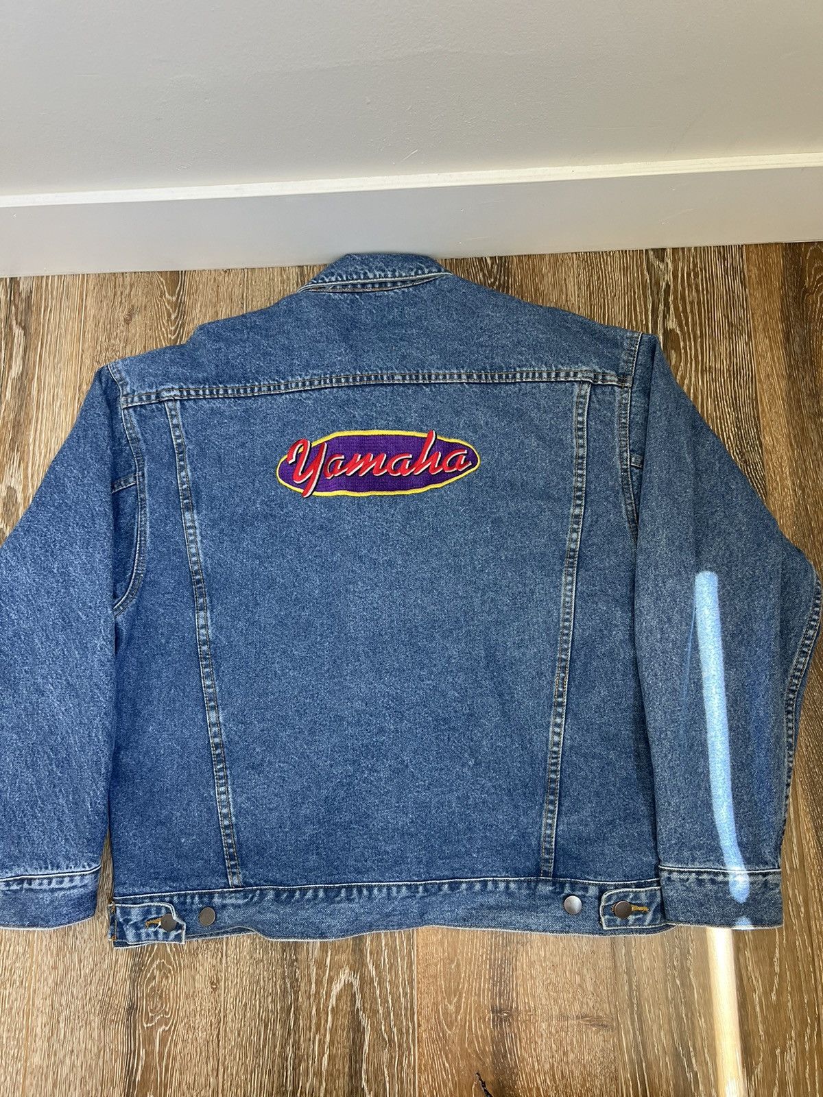 Vintage × Yamaha Vintage yamaha motor co. Denim jacket Size US L / EU 52-54 / 3 - 1 Thumbnail