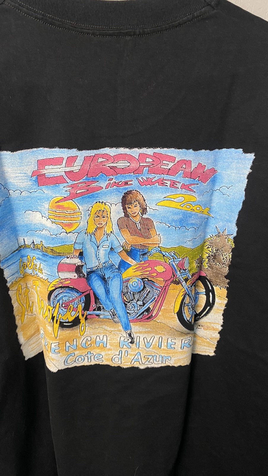 Harley Davidson Vintage 2001 Harley Davidson euro tour girl Size US XL / EU 56 / 4 - 7 Thumbnail