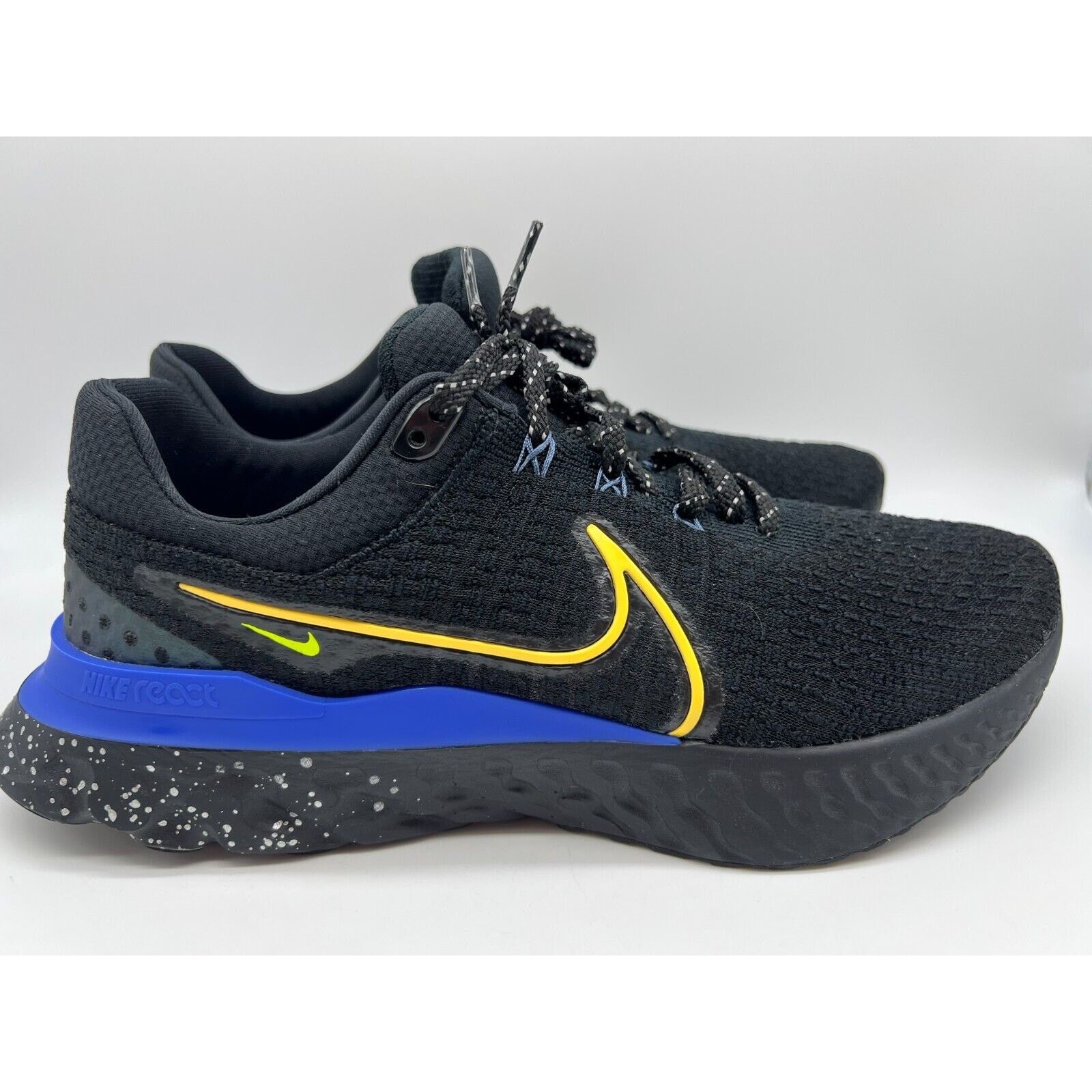 Nike Nike React Infinity Run 3 Black Blue Men Running Shoes Sz 12 Size US 12 / EU 45 - 1 Thumbnail