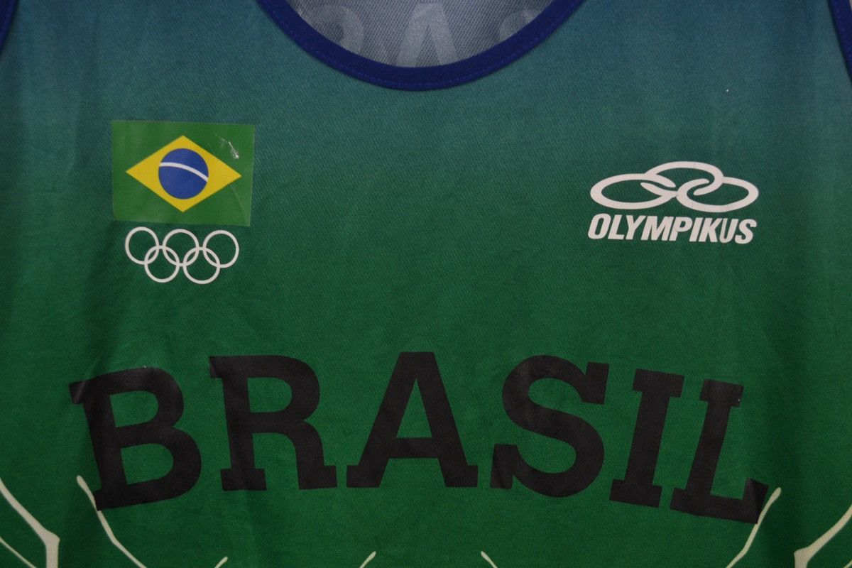 USA Olympics BRASIL Olympic Games running jersey tank top sleeveless Size US M / EU 48-50 / 2 - 7 Thumbnail