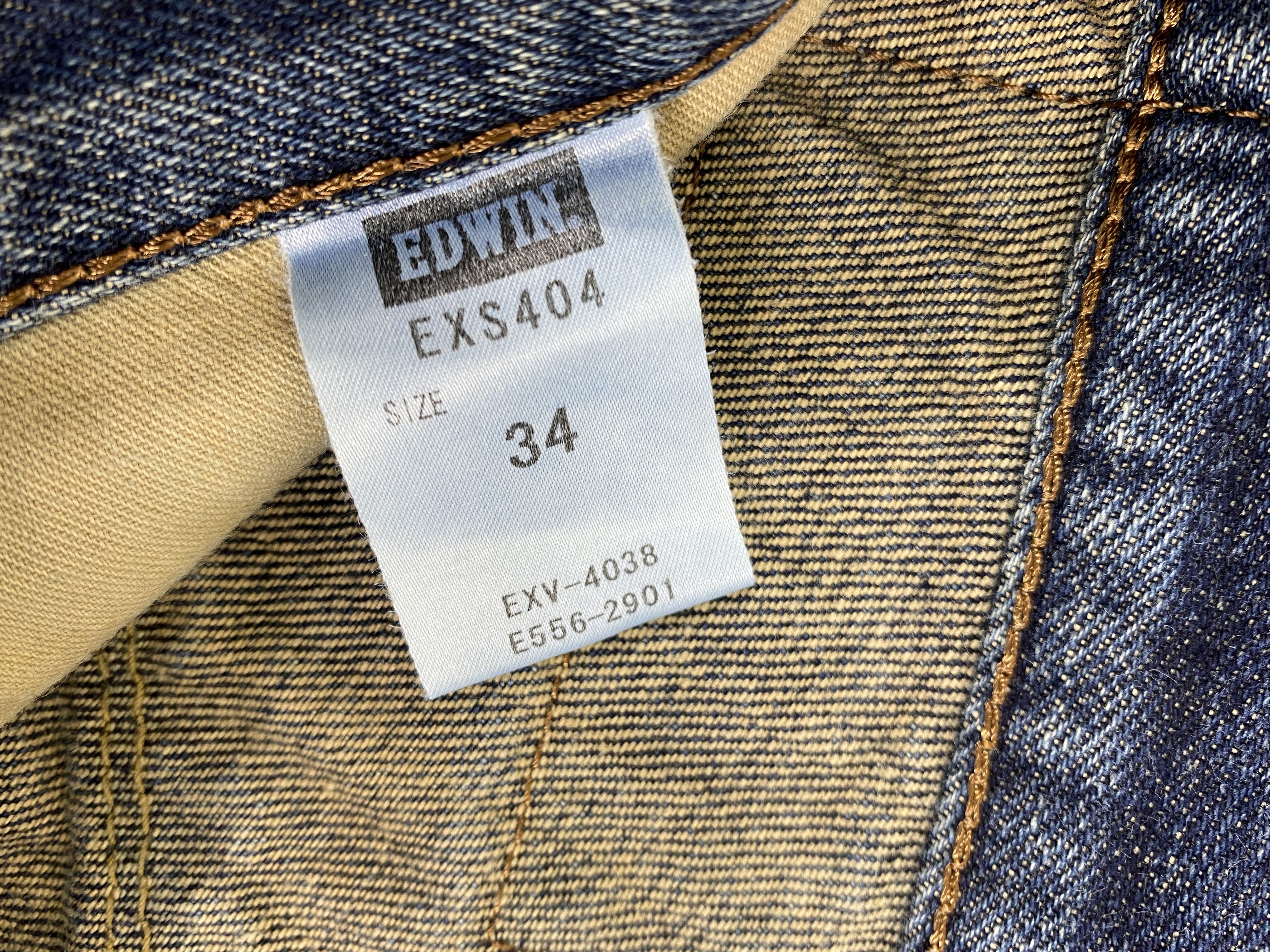 Beauty Beast EDWIN XV FADED JEANS RUSTY MUDWASH DENIM PANT 35x33- JN3526 Size US 35 - 9 Thumbnail