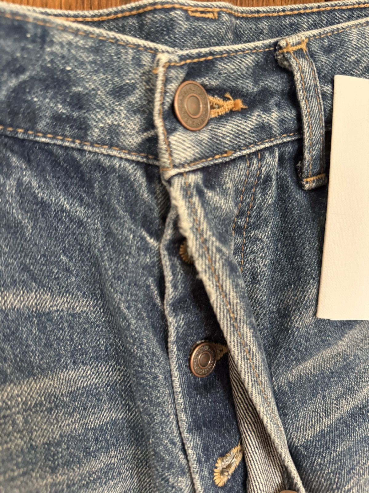 Celine $990 ss24 Celine zuma wash wesley jean denim shorts 28 Hedi Size US 28 / EU 44 - 13 Thumbnail