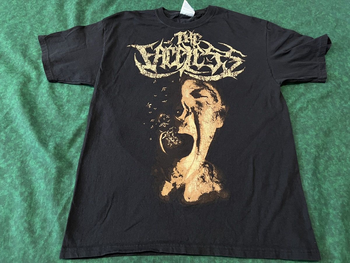 Band Tees × Vintage The Faceless - Vintage Y2K Hardcore Death Metal Band Shirt Size US M / EU 48-50 / 2 - 1 Thumbnail