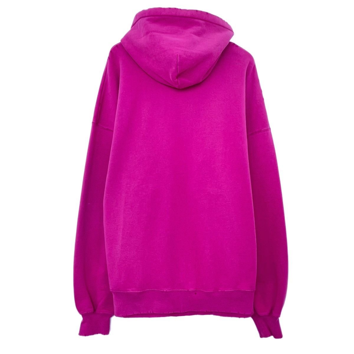 Balenciaga Balenciaga Logo Embroidered Hoodie Women's Rose Red K26WX Size L / US 10 / IT 46 - 2 Thumbnail