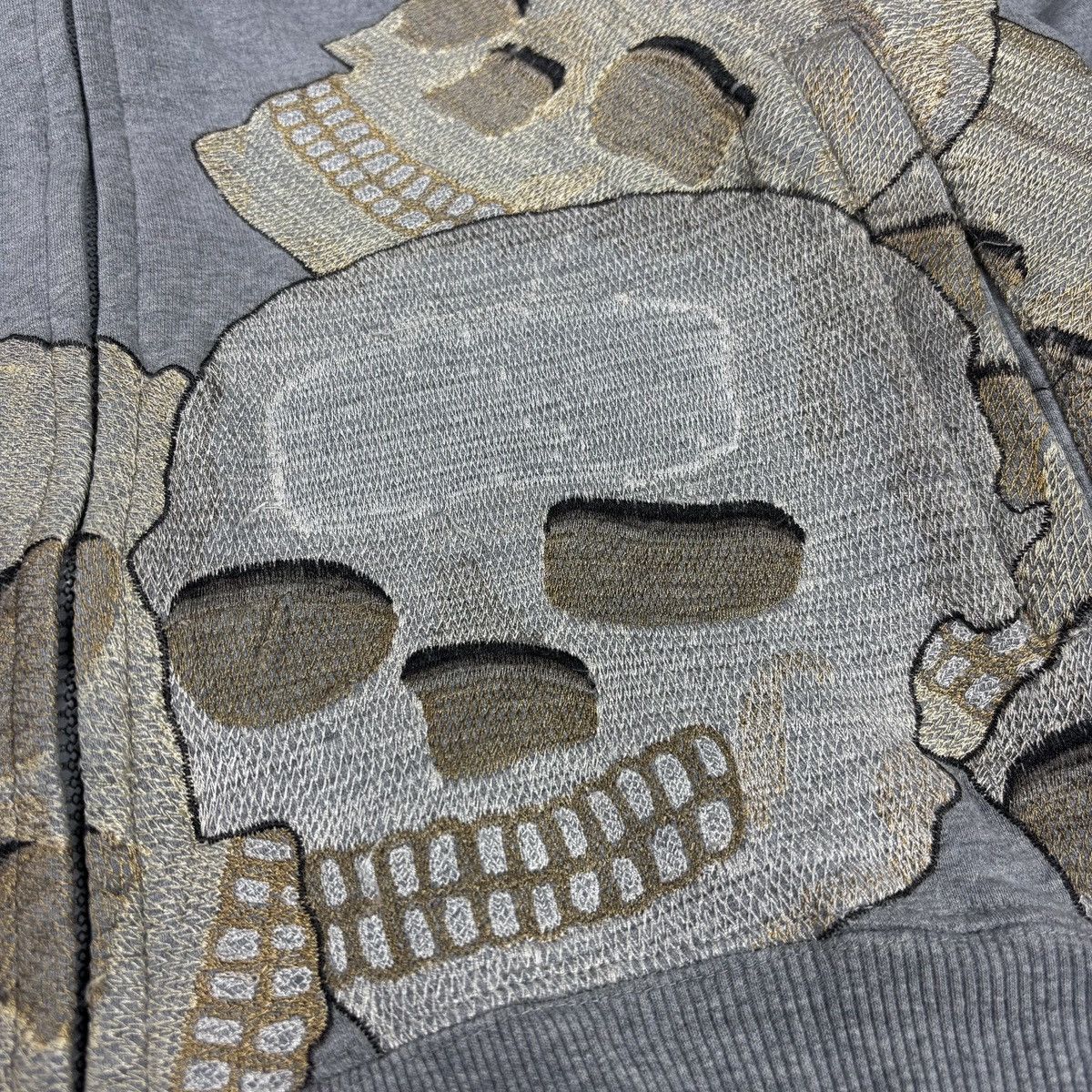 Maharishi Maharishi Skull Logo Zip Hoodie Vintage Size US M / EU 48-50 / 2 - 5 Thumbnail