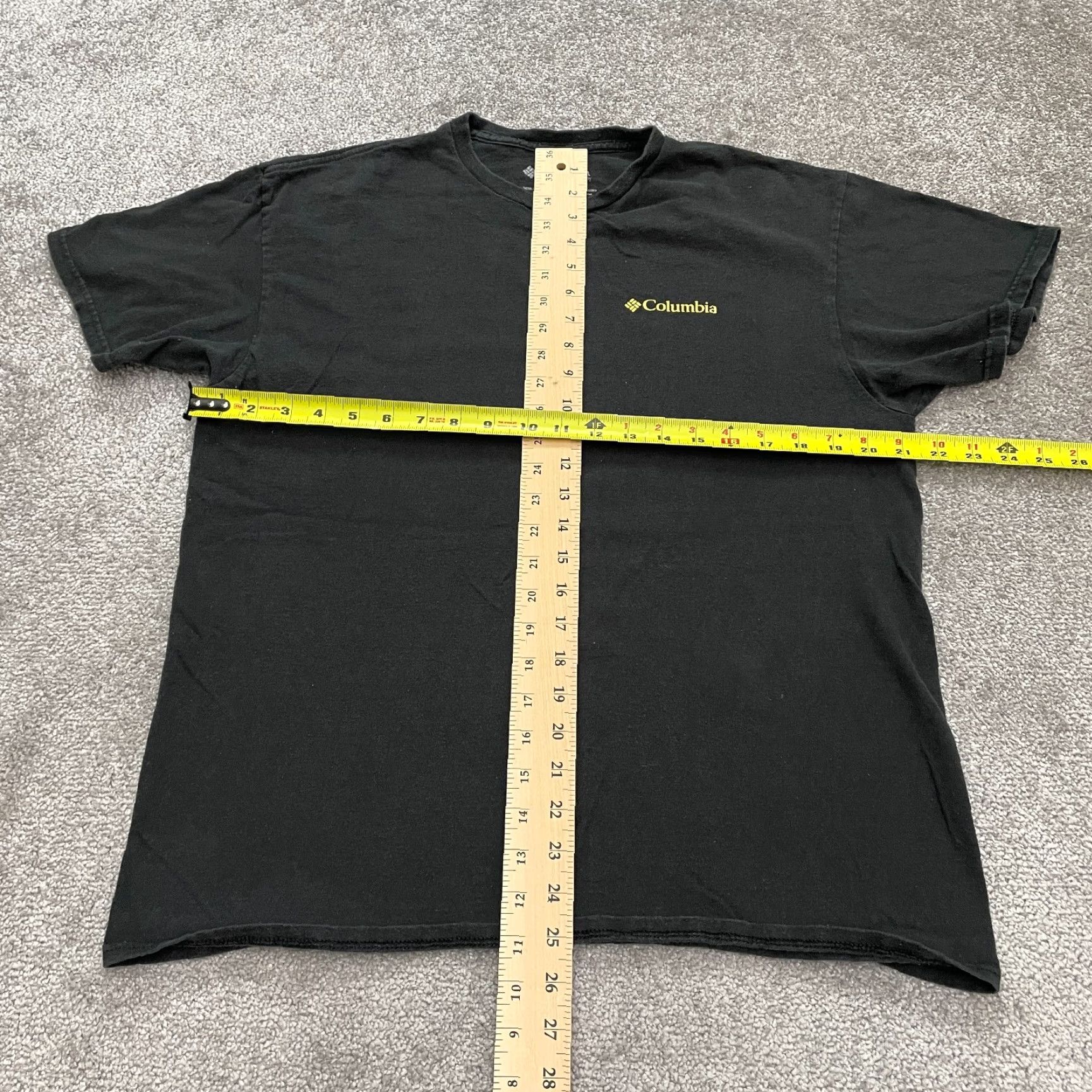 Vintage Columbia T-Shirt Men Large Black Cotton Tee Outdoor Classic Mens Size US L / EU 52-54 / 3 - 7 Thumbnail