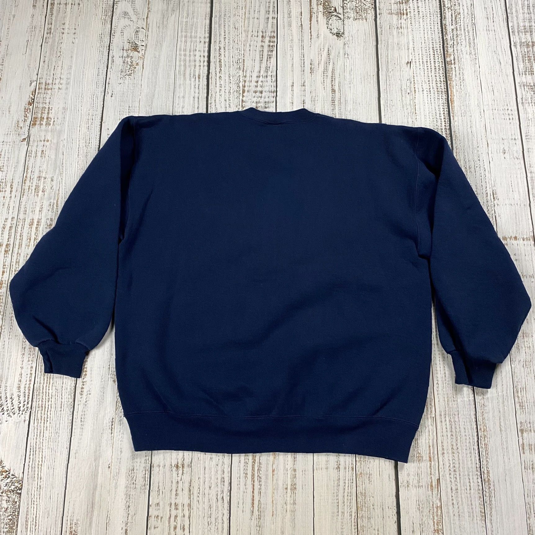 Russell Athletic VINTAGE Russell Athletic Navy Blue Crewneck Sweatshirt 50/50 XL USA Made 90s Mens Size US XL / EU 56 / 4 - 5 Thumbnail