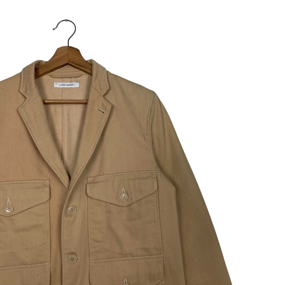 Japanese Brand LIVING CONCEPT 4 Pocket Casual Jacket #2678-C120 Size US M / EU 48-50 / 2 - 5 Thumbnail