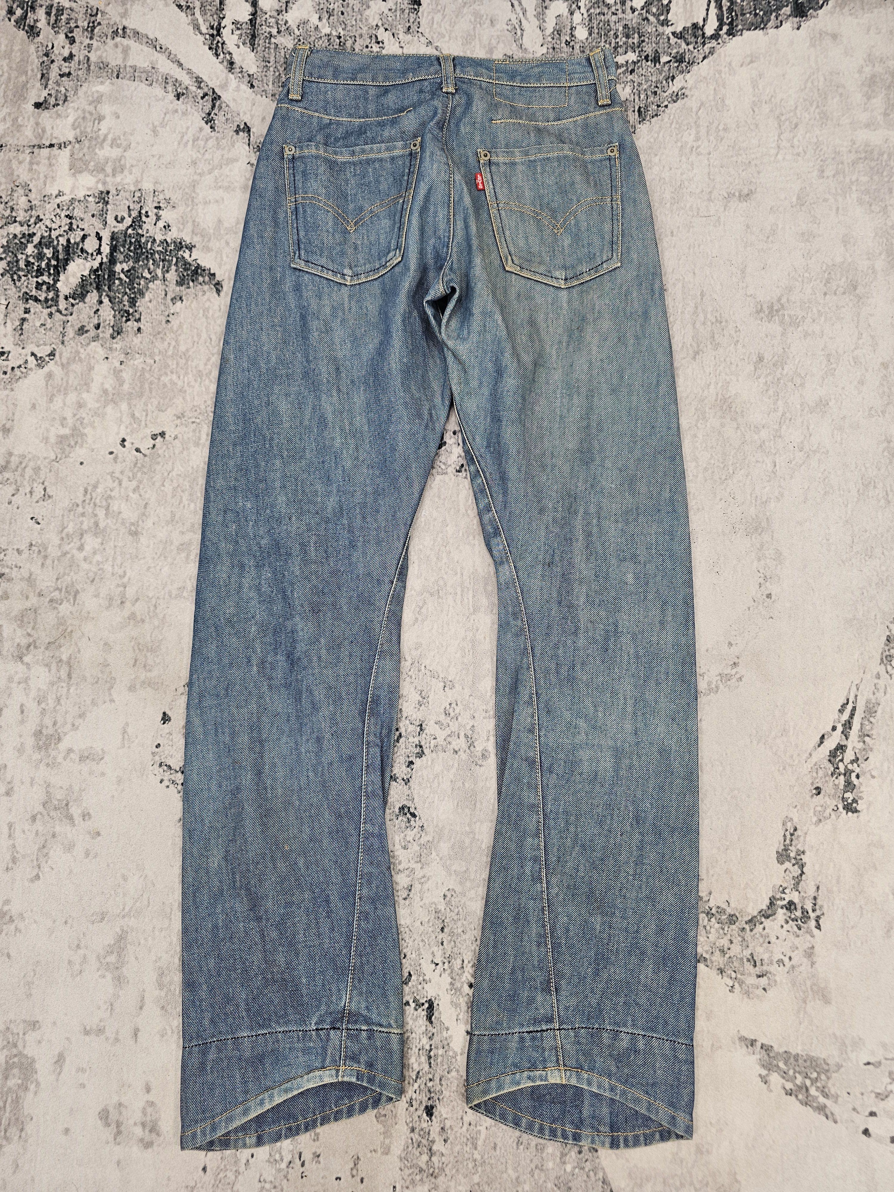 Levi's Vintage Clothing Vintage LEVIS Engineered Regular Fit Twisted Jeans L0585 Size US 27 - 2 Thumbnail