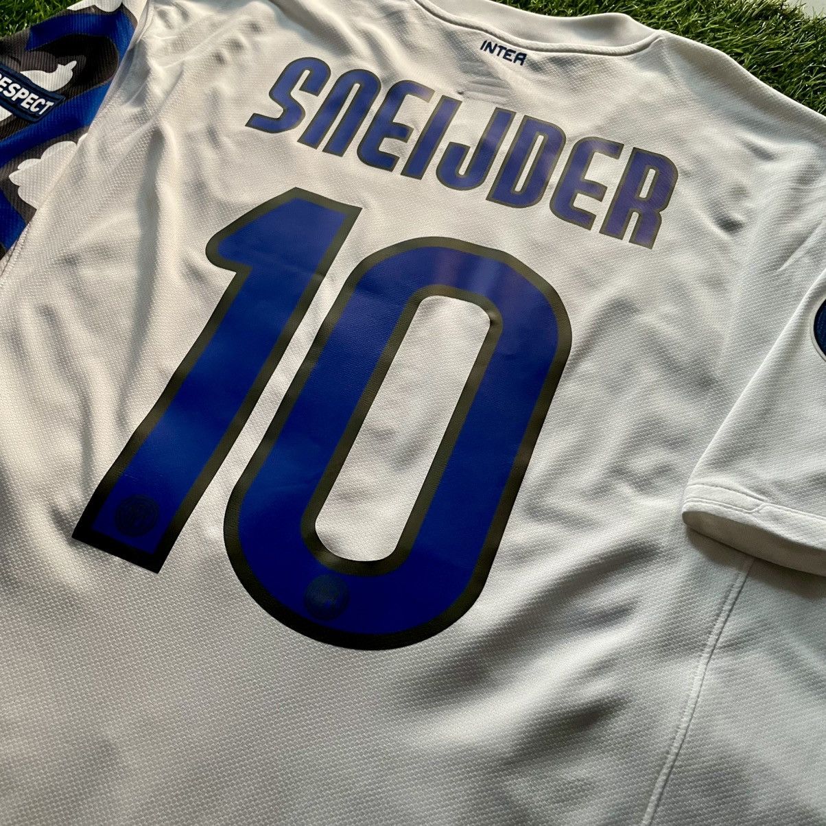 Nike Inter Milan Away 2010-11 Sneijder #10 Soccer Jersey Size US XXL / EU 58 / 5 - 4 Thumbnail