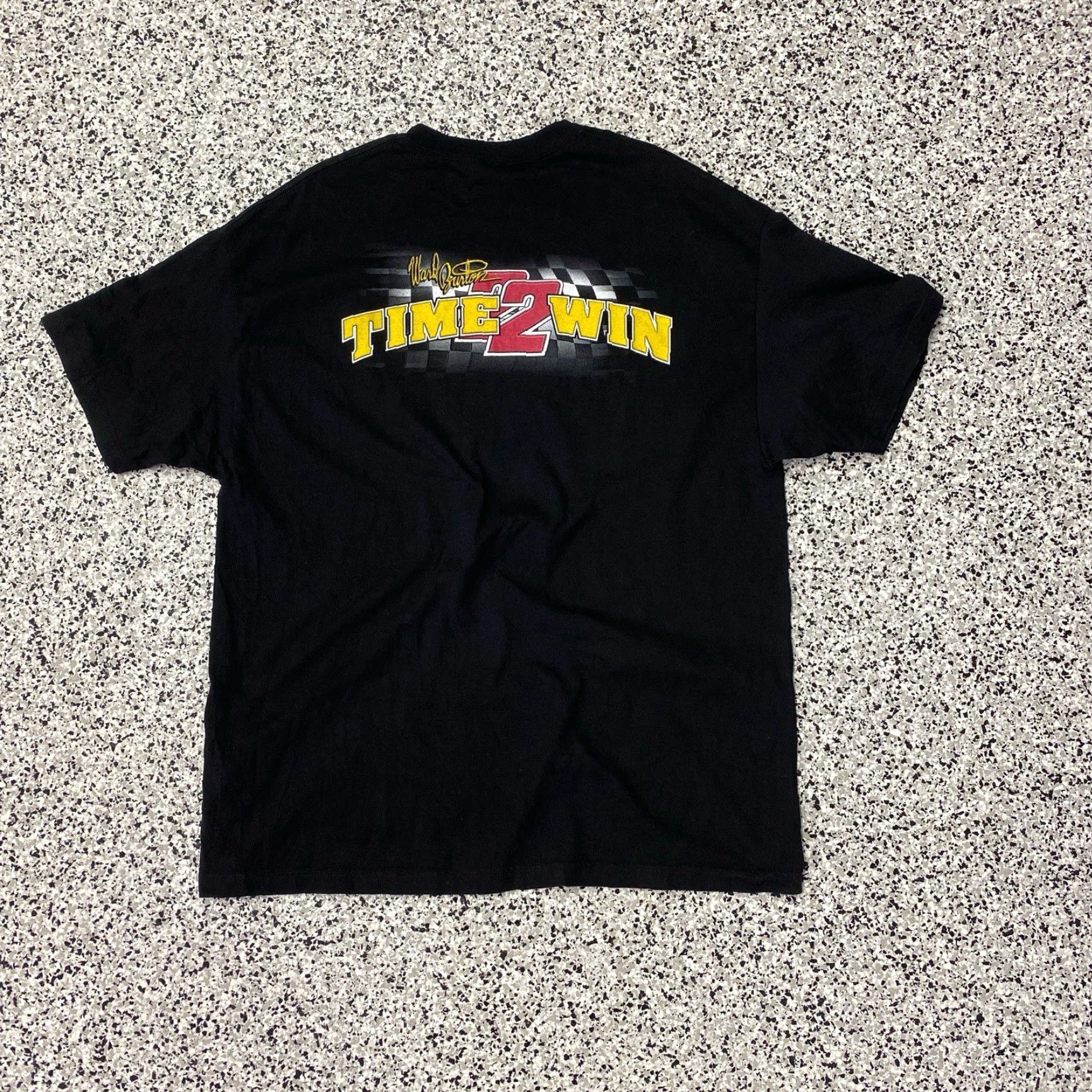 NASCAR VINTAGE NASCAR Cat Racing Fast Track Graphic T Shirt XXL Black Men 2XL Size US XXL / EU 58 / 5 - 4 Thumbnail