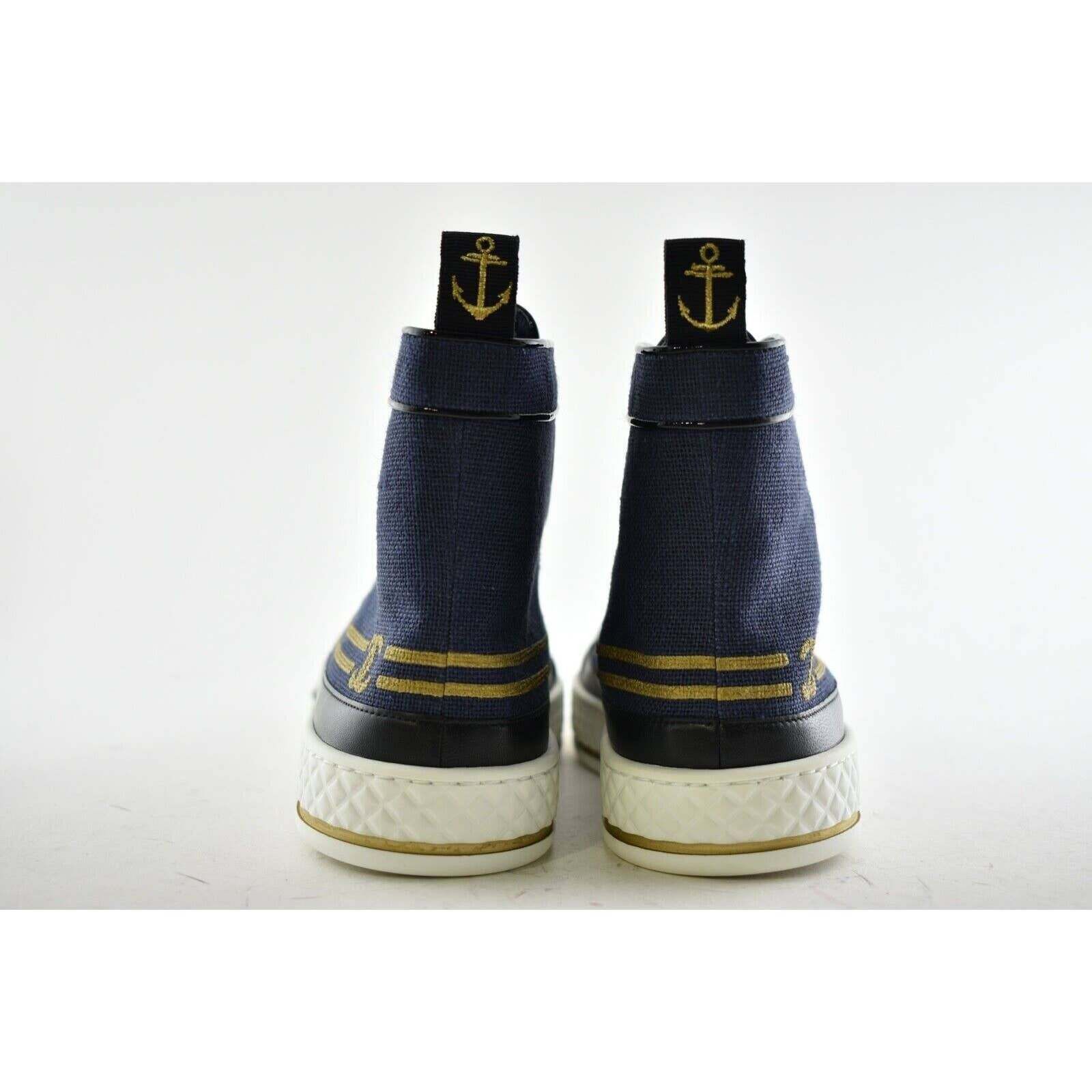 Chanel 19C Denim CC Platform Lace High Top Trainer Sneaker 39.5 Size US 9.5 / IT 39.5 - 9 Thumbnail