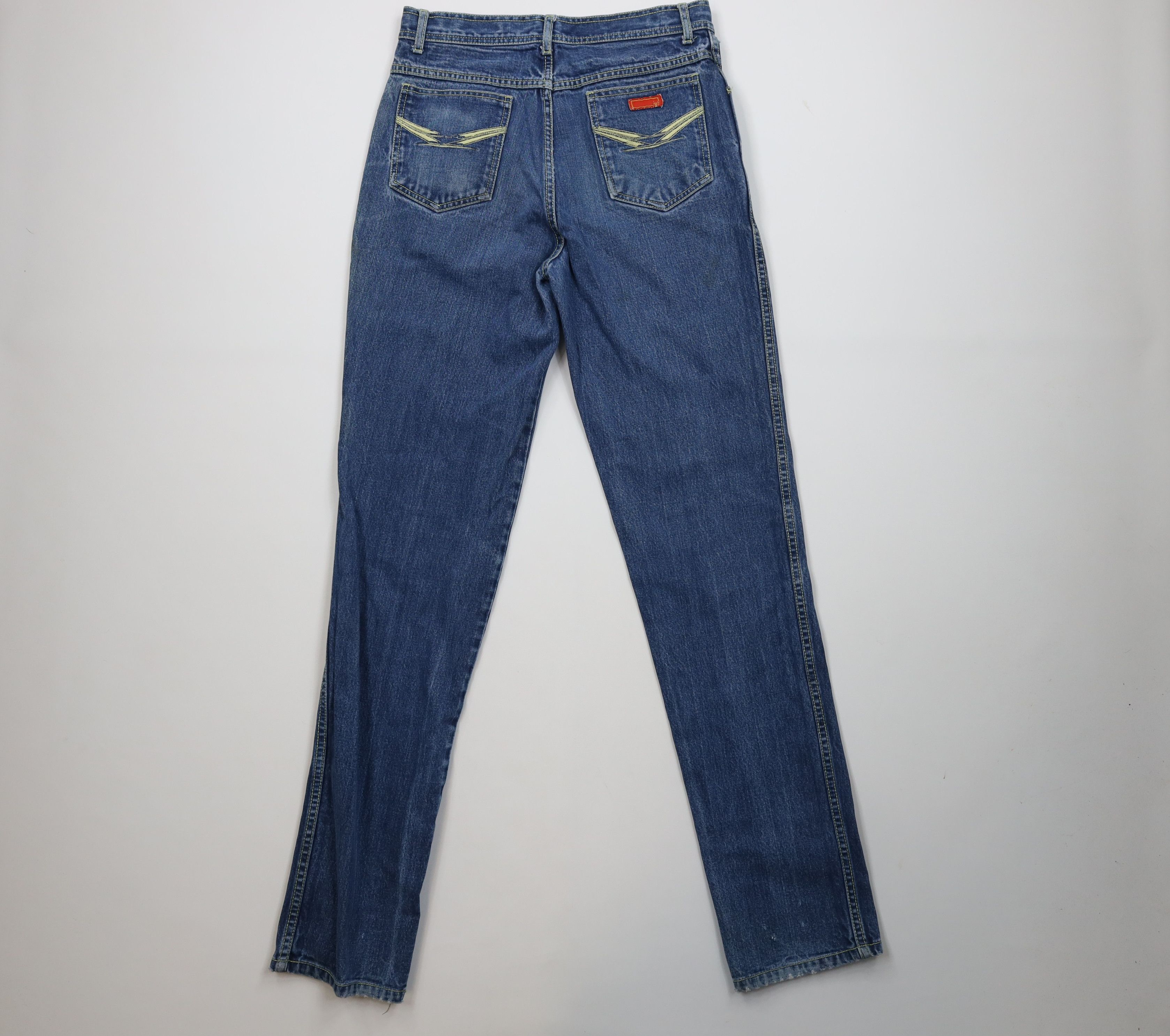 Vintage Vintage 90s Streetwear Straight Leg Denim Jeans Blue Size 30" / US 8 / IT 44 - 9 Thumbnail