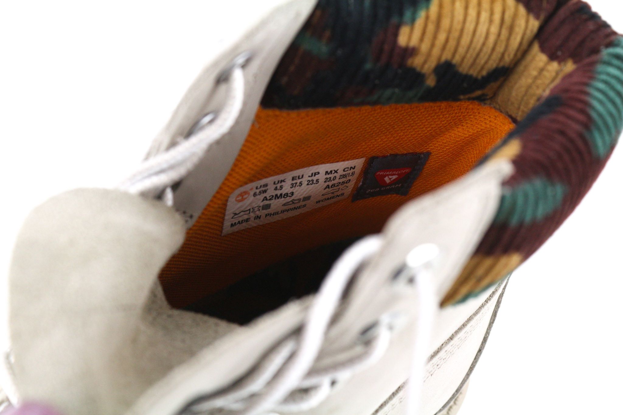 Timberland A2M83-A6250 EU37.5/38 Grey Leather High Top Shoes 80570 Size US 6.5 / IT 36.5 - 12 Thumbnail