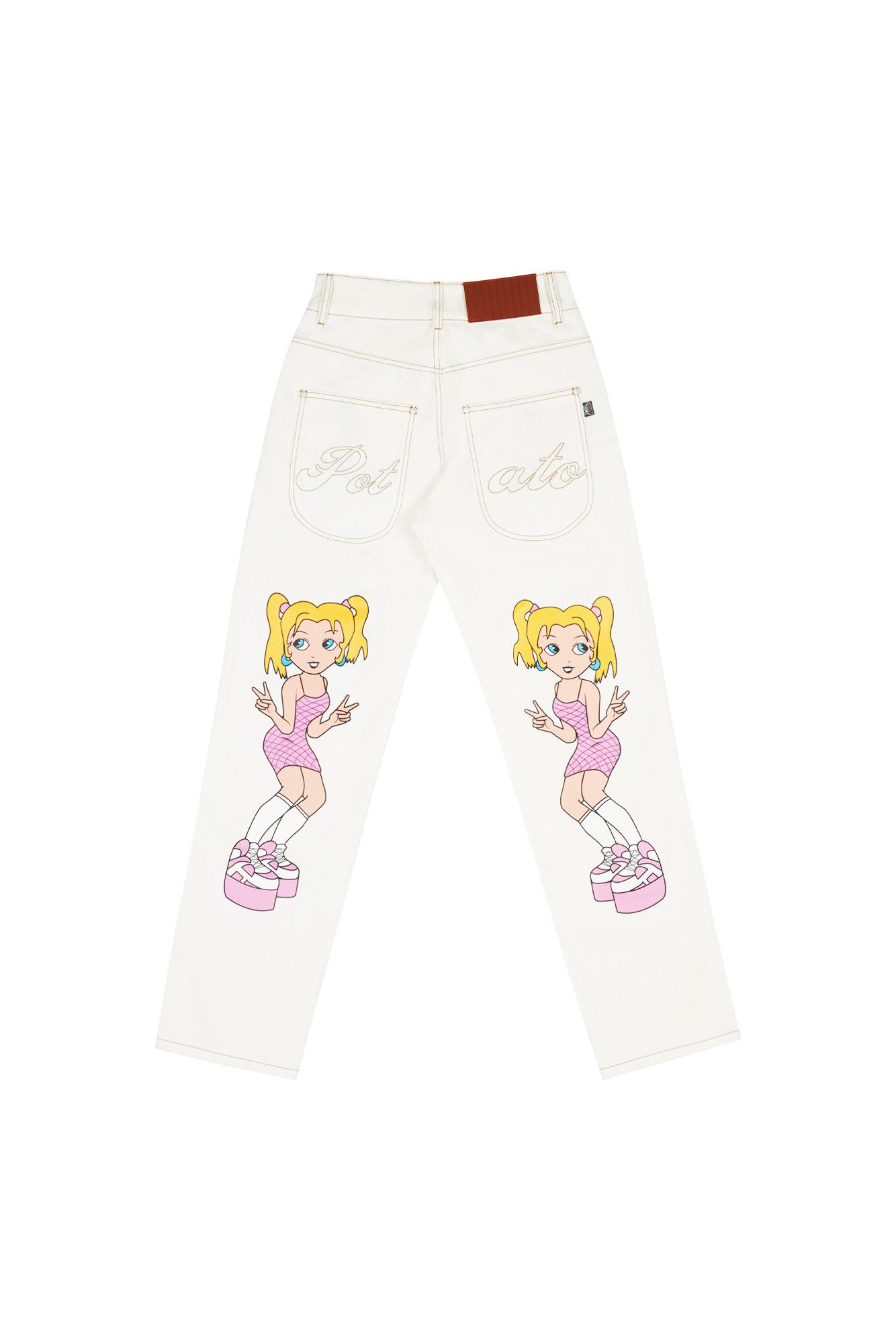 image of Imran Potato Graphic Jeans, Men's (Size 26)