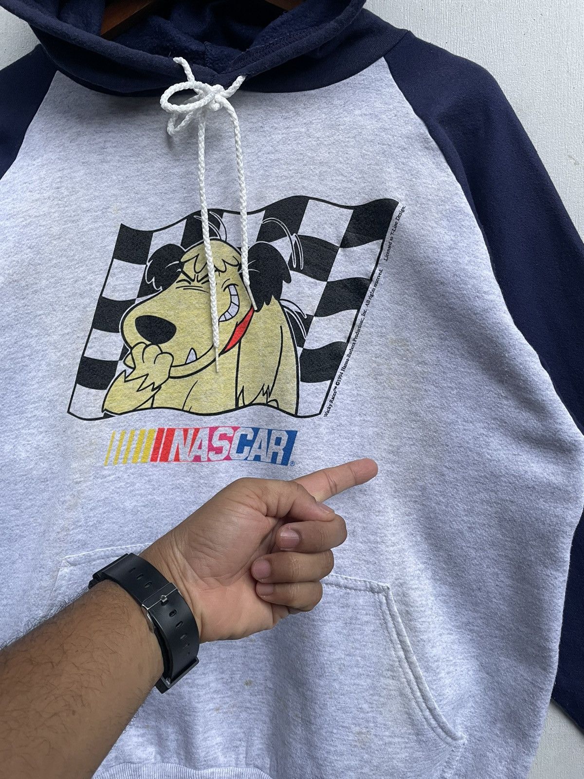 NASCAR × Vintage Vintage Nascar Wacky Races Hanna Barbera Hoodie Size US M / EU 48-50 / 2 - 4 Thumbnail