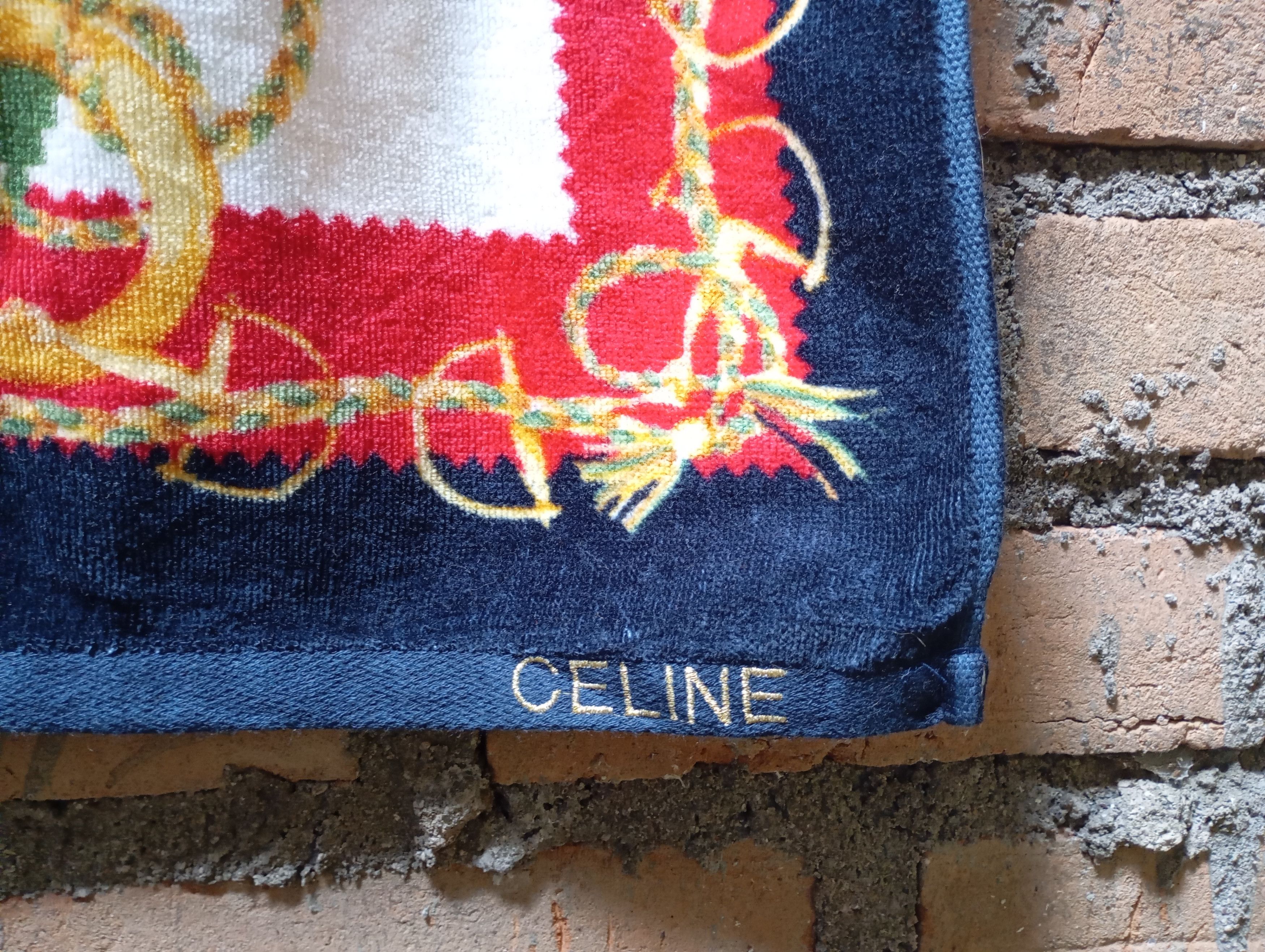 Celine Celine Hand Towel Size ONE SIZE - 3 Thumbnail