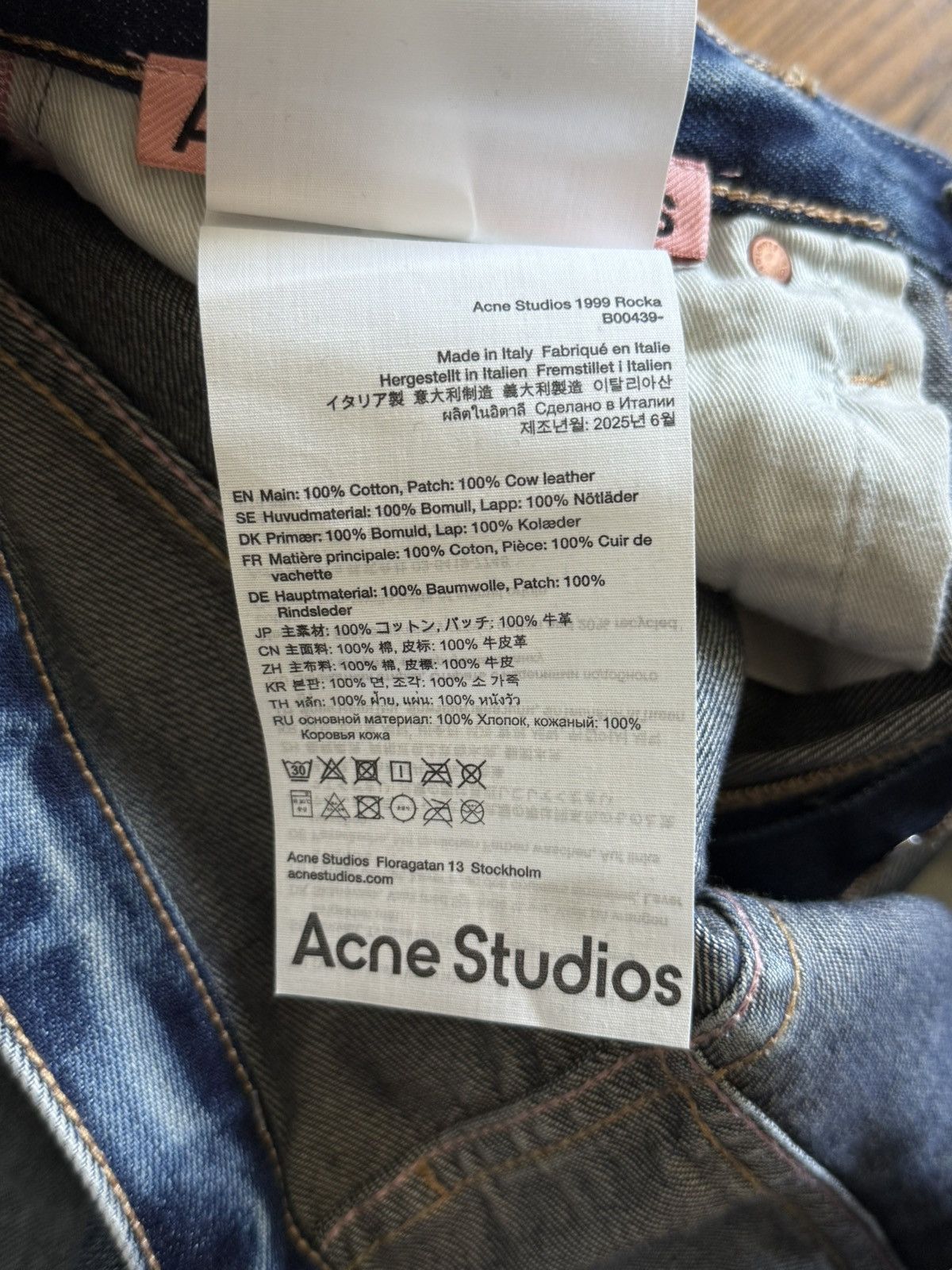 Acne Studios NWT - 1999M Rocka Size US 29 - 7 Thumbnail