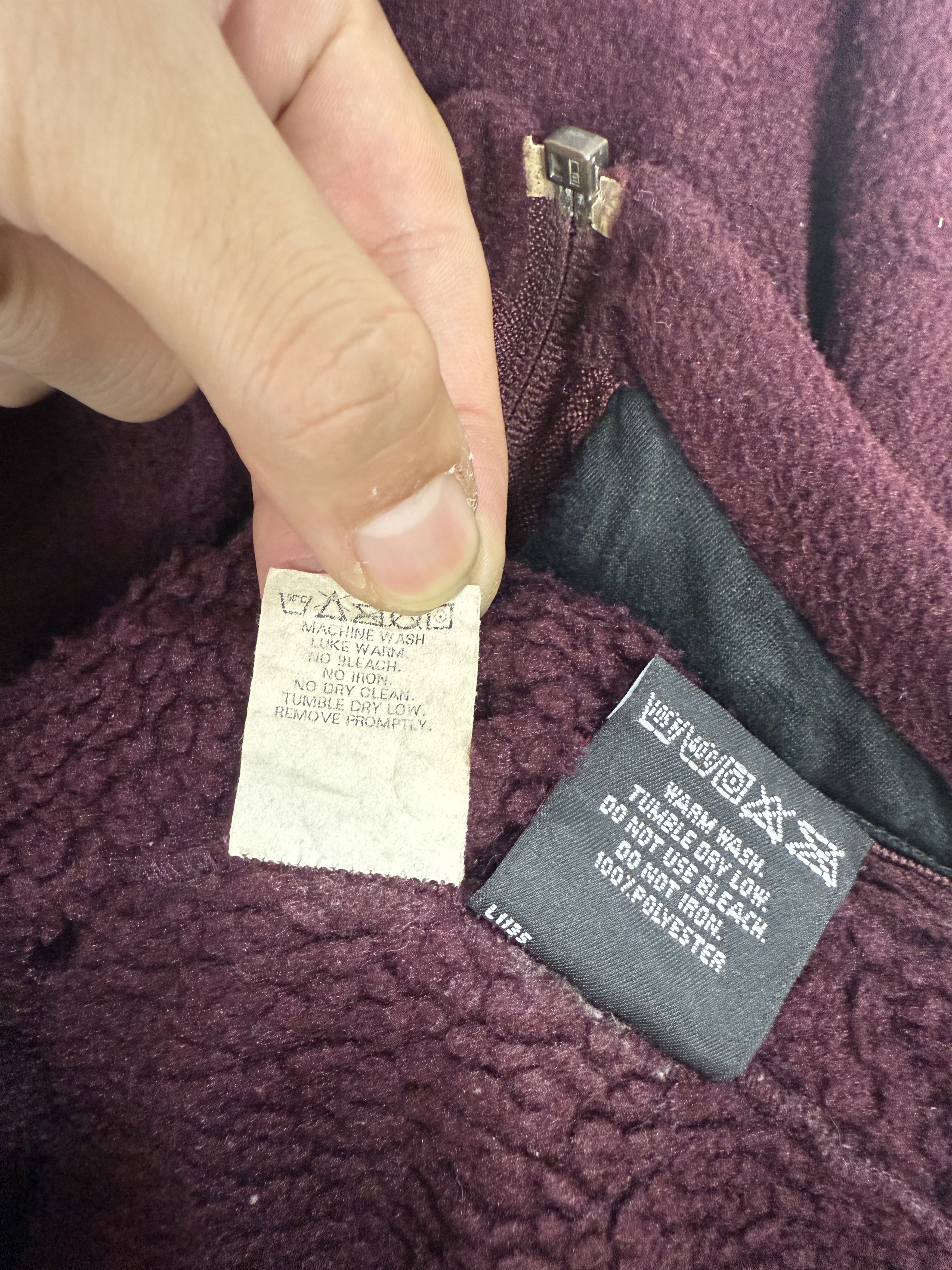 Supreme Vintage 2000 Supreme Polartec Fleece Zip Up Jacket Burgundy Size US M / EU 48-50 / 2 - 12 Thumbnail